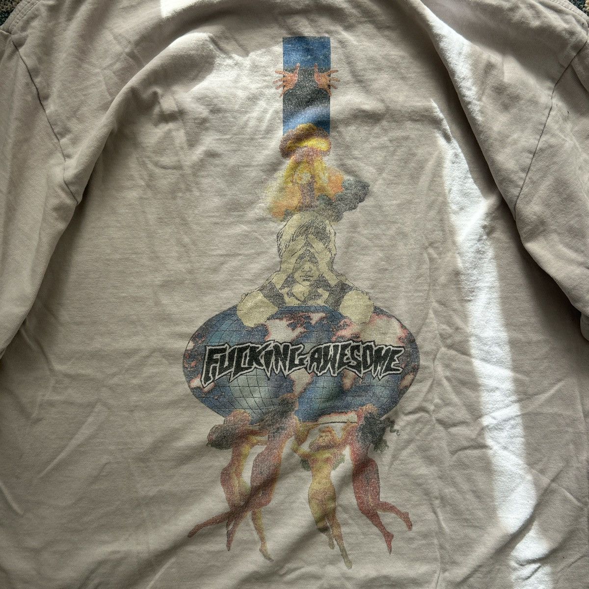 Fucking Awesome FUCKING AWESOME white embroidered graphic tee Size US M / EU 48-50 / 2 - 3 Thumbnail