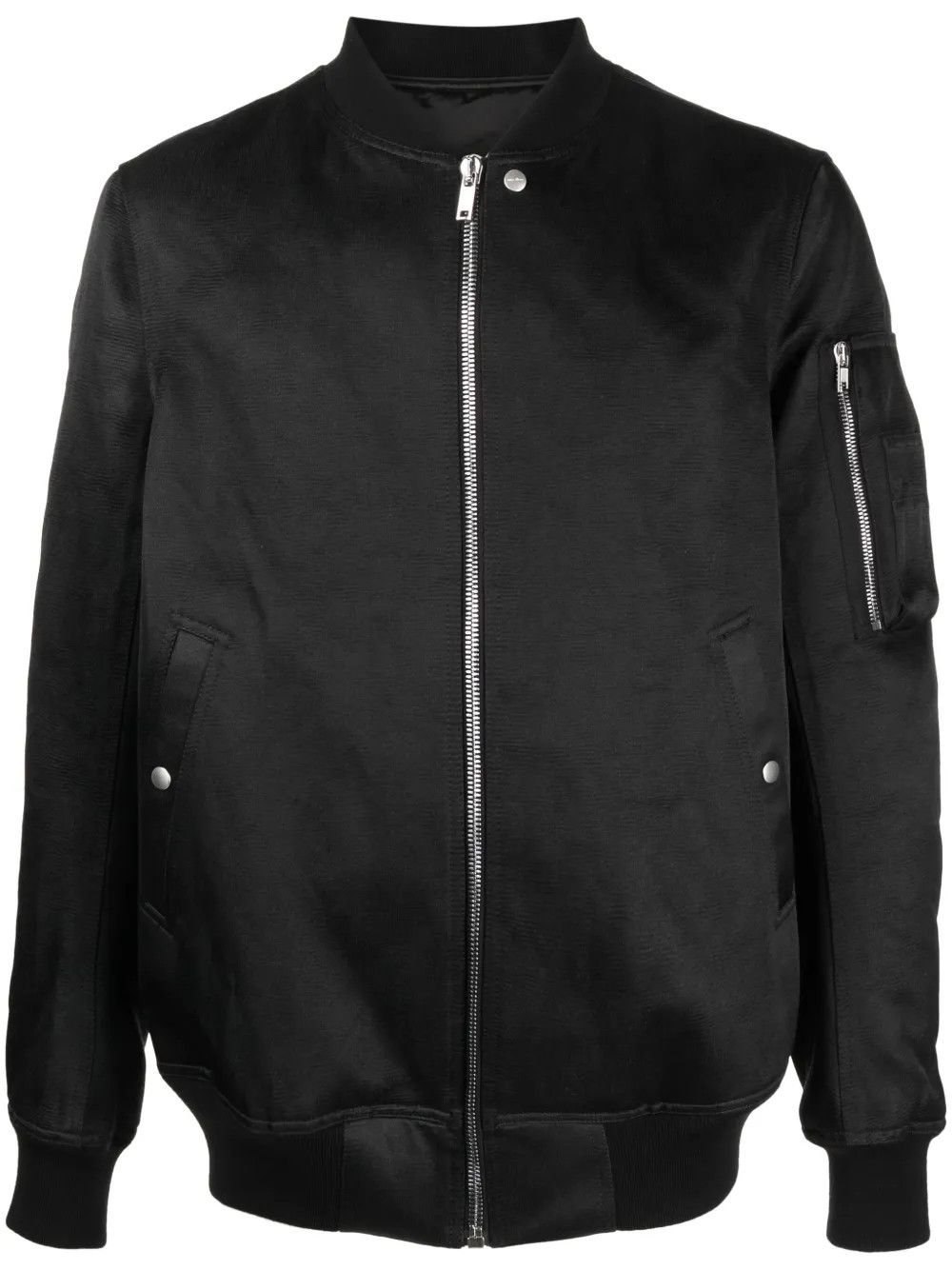 Rick Owens o1y0325 Bomber Jacket in Black Size US M / EU 48-50 / 2 - 1 Thumbnail