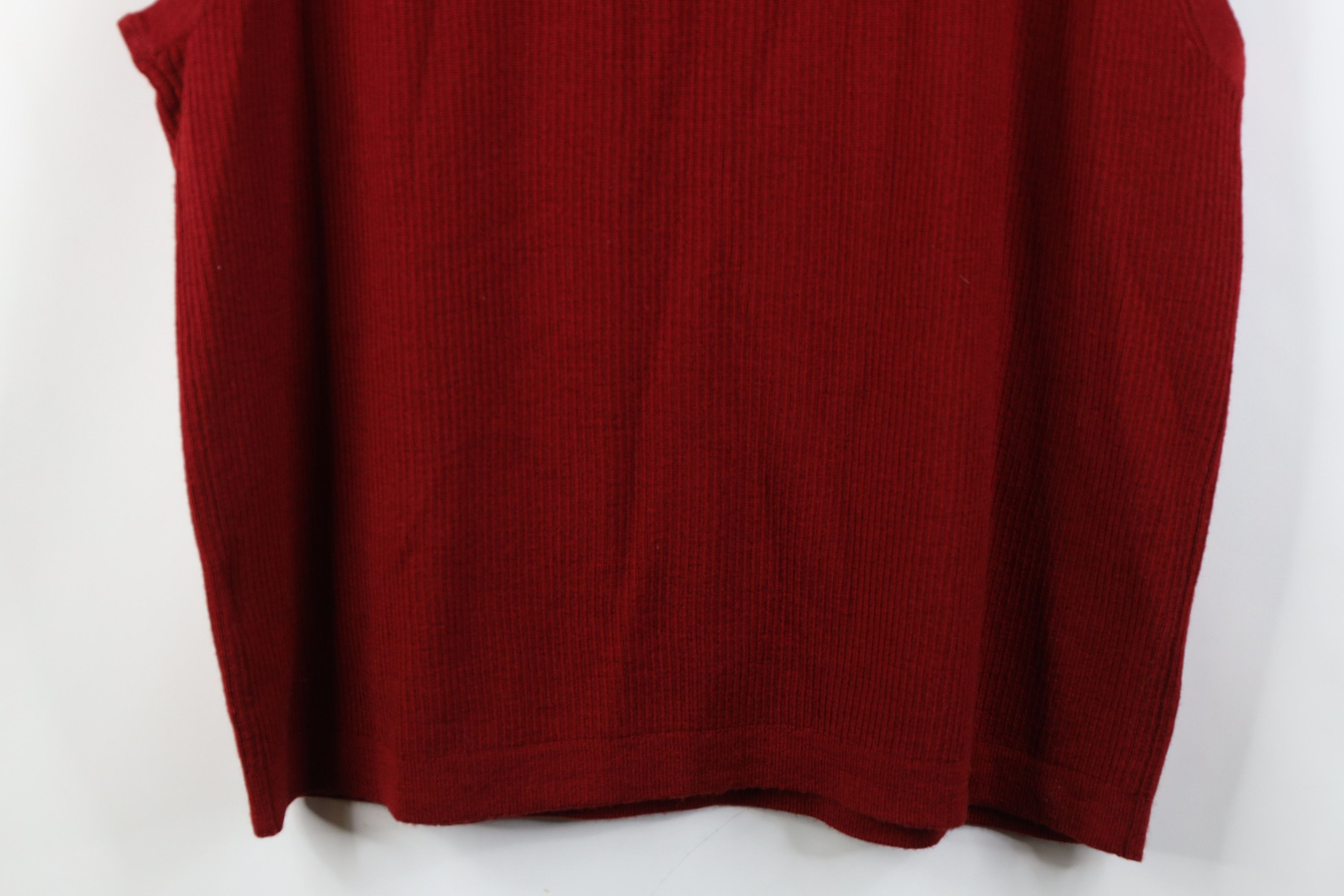 Eddie Bauer Vintage 90s Y2K Eddie Bauer Merino Wool Ribbed Sweater Vest Size US L / EU 52-54 / 3 - 9 Thumbnail