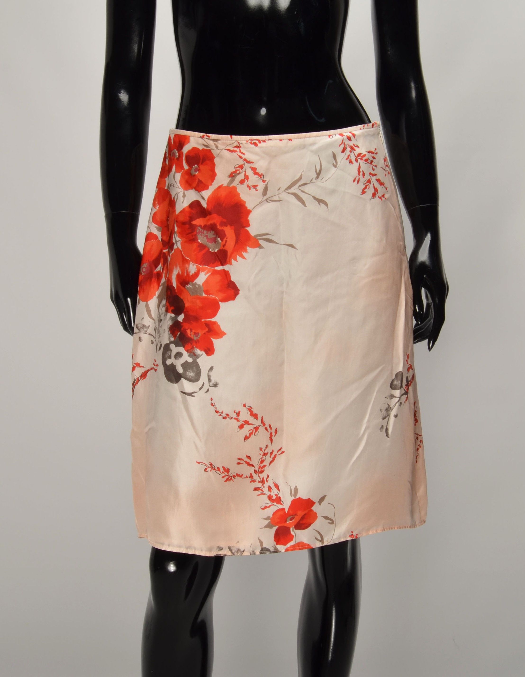 Hugo Boss Hugo Boss Floral 100% Silk Beaded Fairy Coquette Skirt Size 29" - 1 Thumbnail