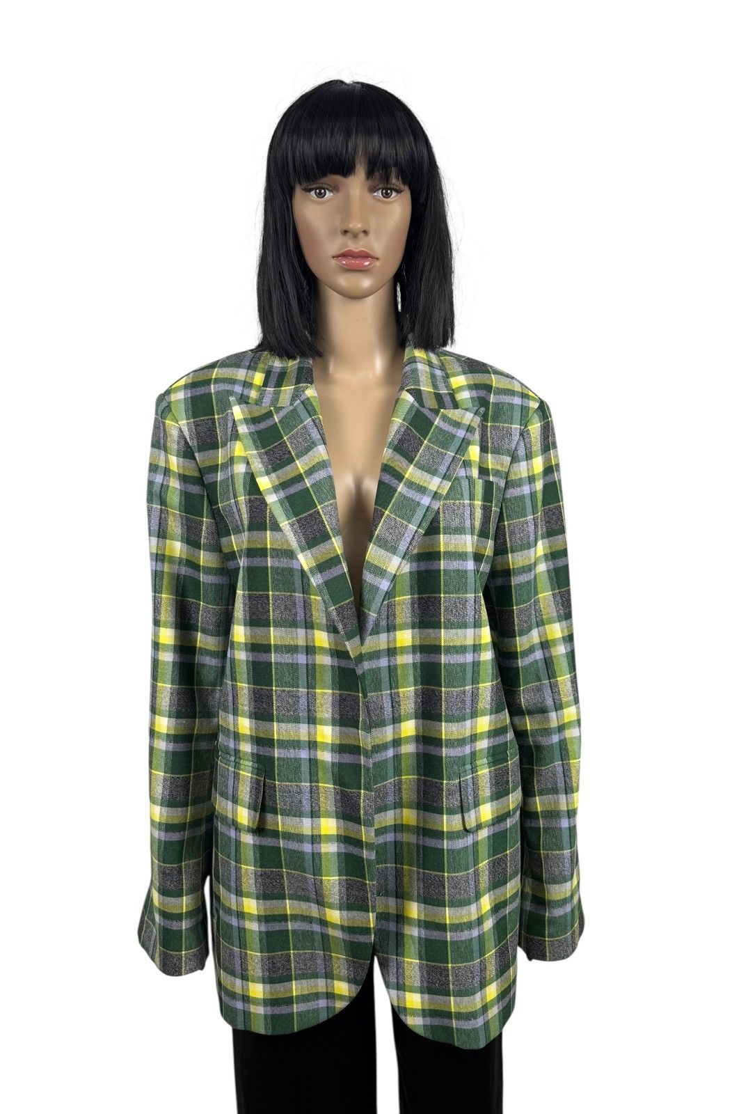 Other Gasanova Plaid Blazer Wool-Viscose One size Size ONE SIZE - 1 Thumbnail