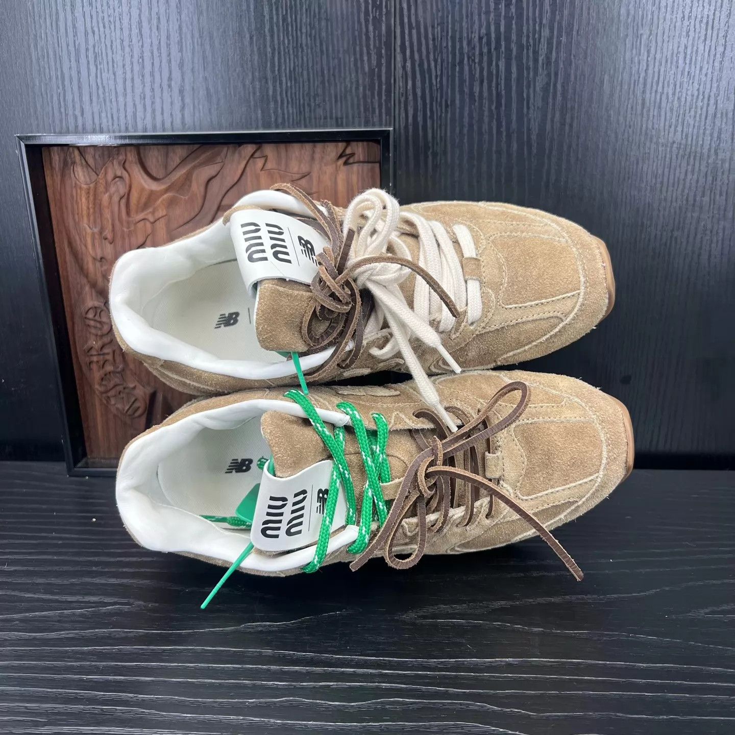 Miu Miu MIU MIU NB 530 Women's Light Brown 37 Size US 6.5 / IT 36.5 - 5 Thumbnail