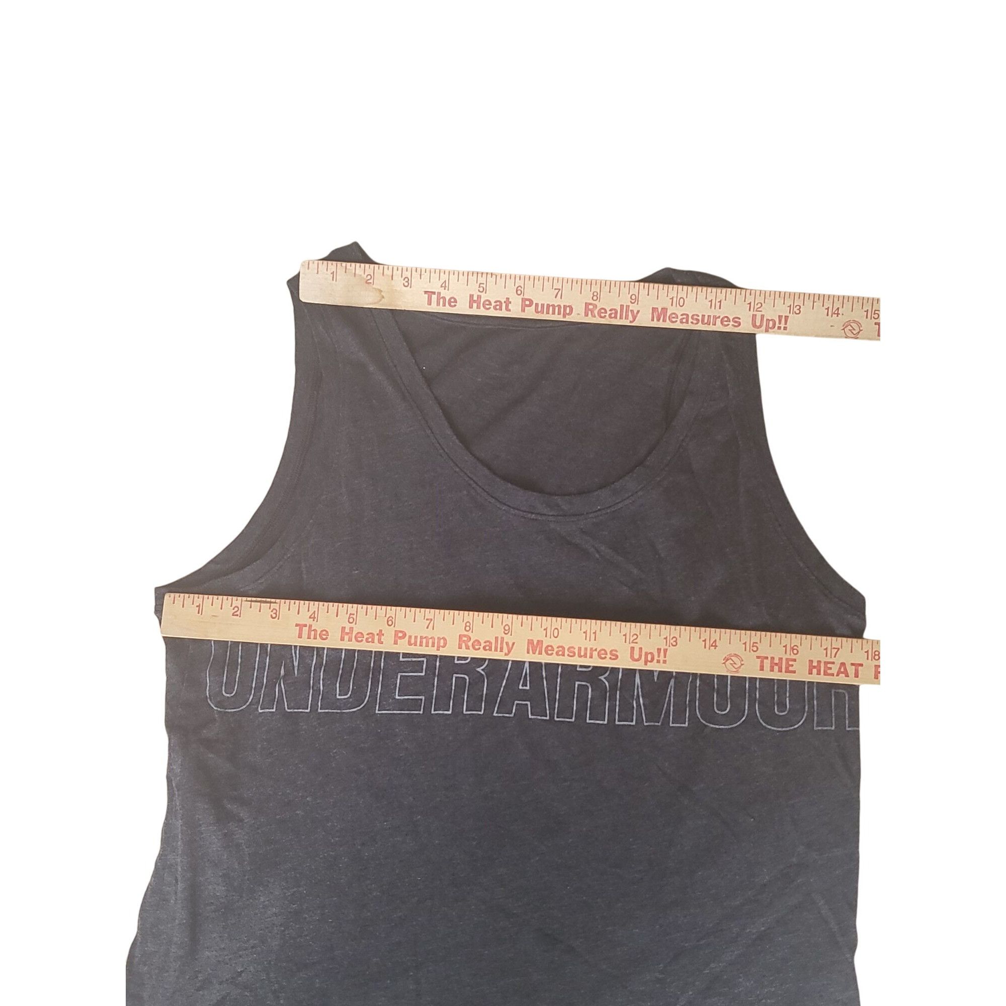 Under Armour Under Armour Tank Top Women Sz M Gray Big Graphic Athleisure Size M / US 6-8 / IT 42-44 - 6 Thumbnail