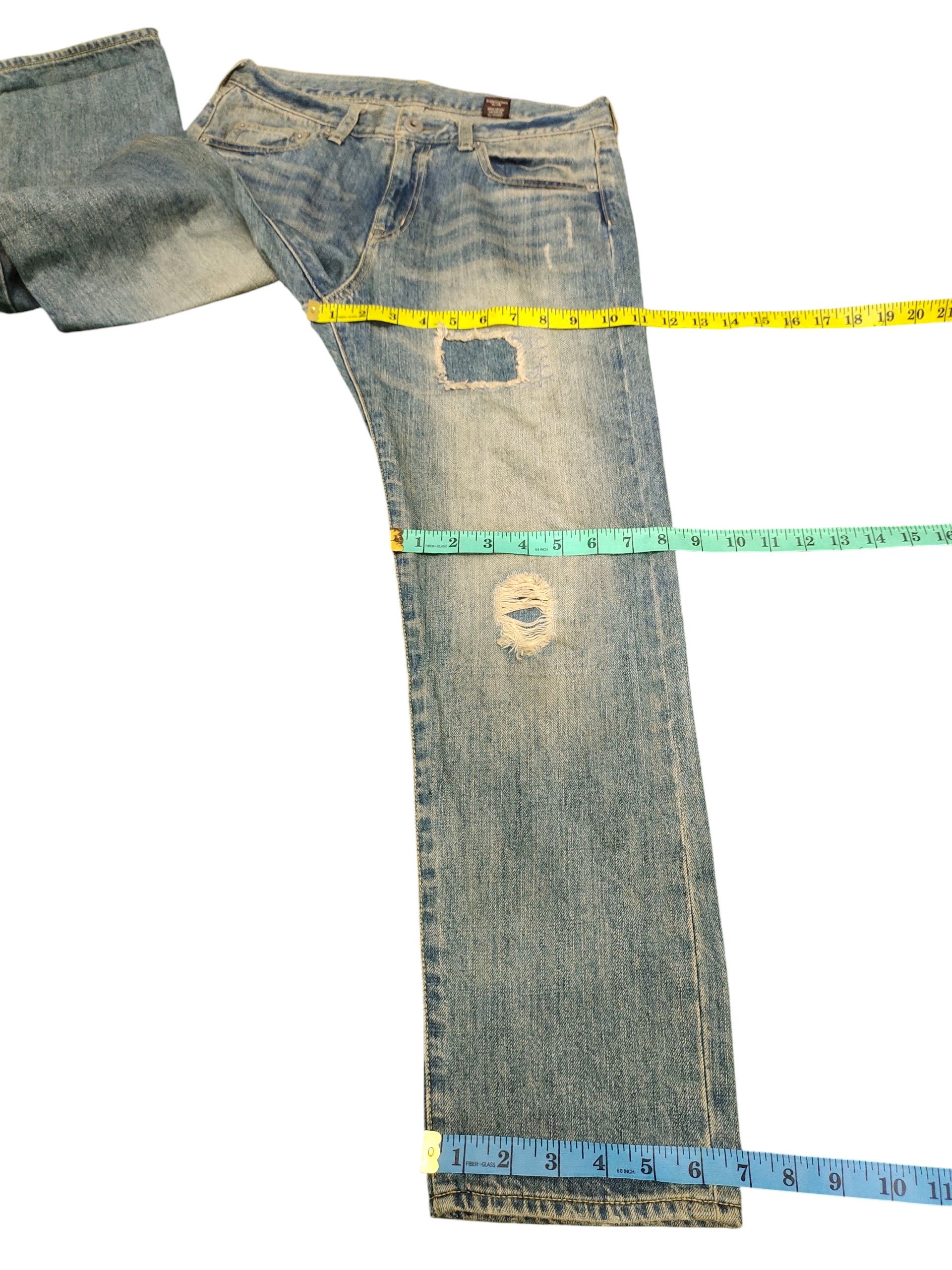 Comme des Garcons × Undercover Vintage Urban Research Doors Japan Patchwork Distress Jeans Size US 28 / EU 44 - 16 Thumbnail