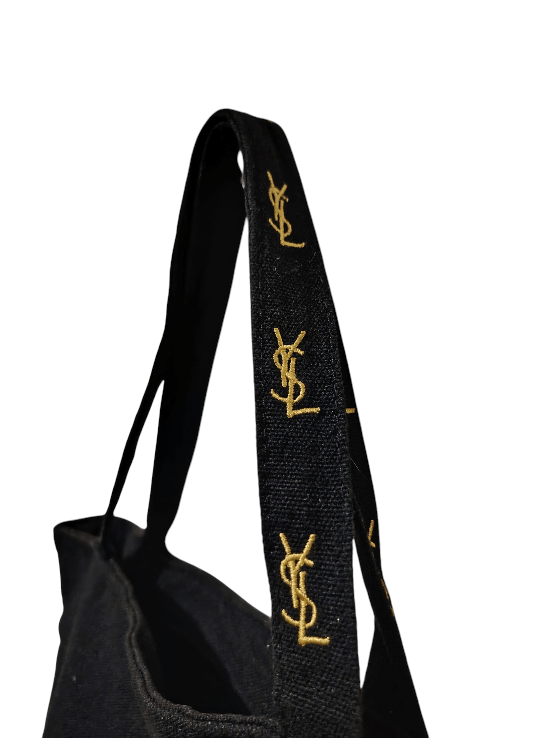 Saint Laurent Paris YSL Yves Saint Laurent Parfums Embroidered tote bag Size ONE SIZE - 4 Thumbnail