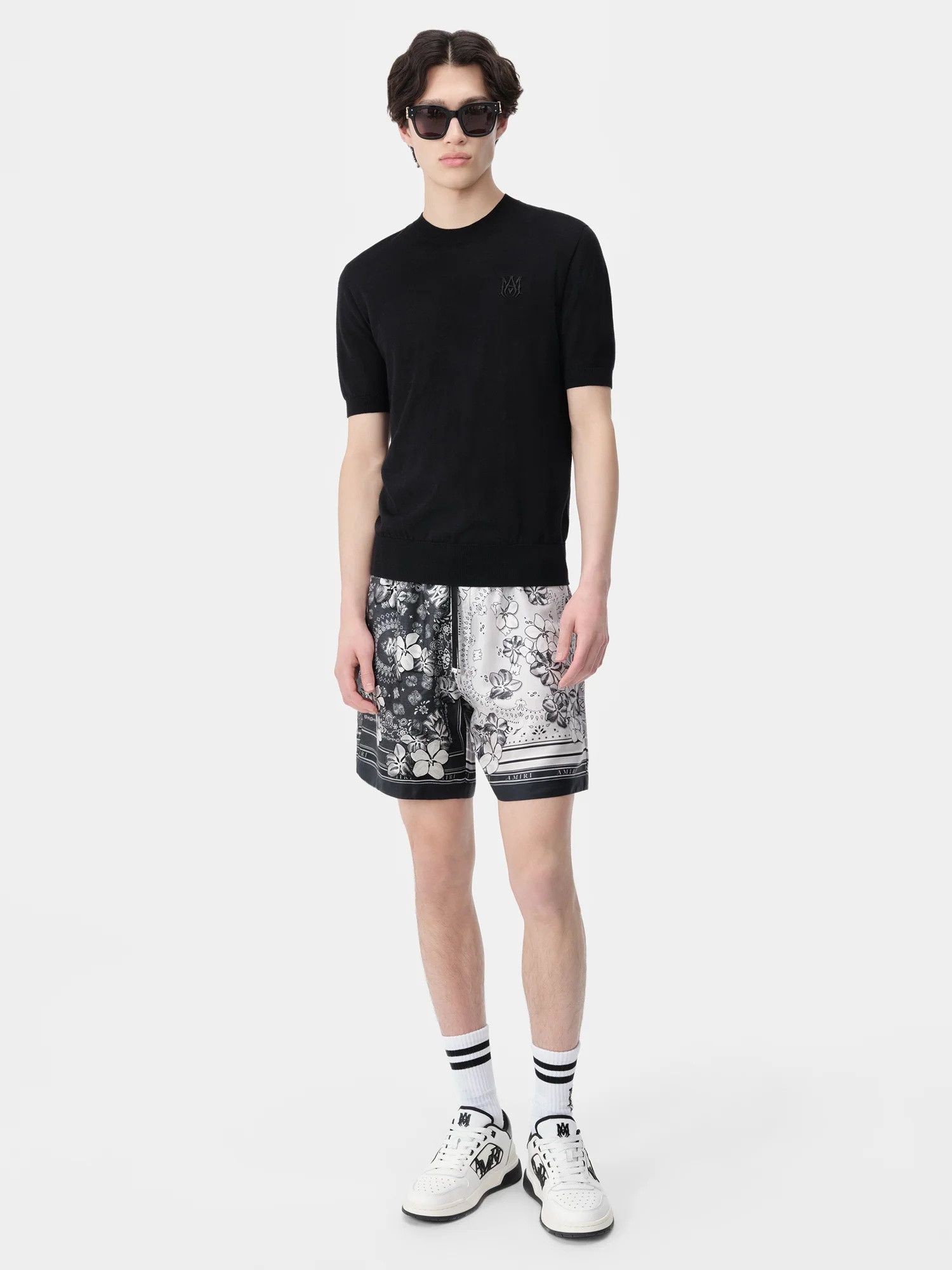Amiri o1s1wg110825 Bandana Floral Shorts in Multicolor Size US 32 / EU 48 - 5 Thumbnail
