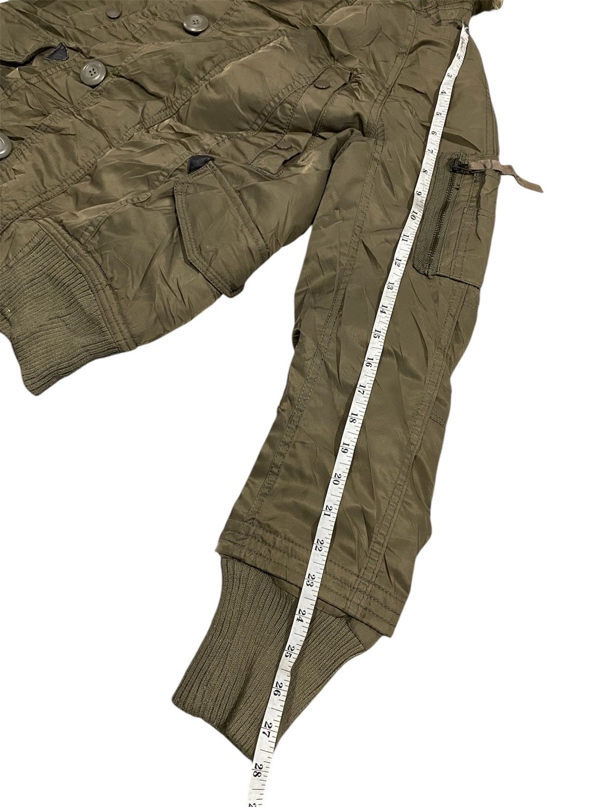 If Six Was Nine × Japanese Brand × Le Grande Bleu (L.G.B.) 00's Archive GOA N-2B Fur Jacket Size M / US 6-8 / IT 42-44 - 8 Thumbnail