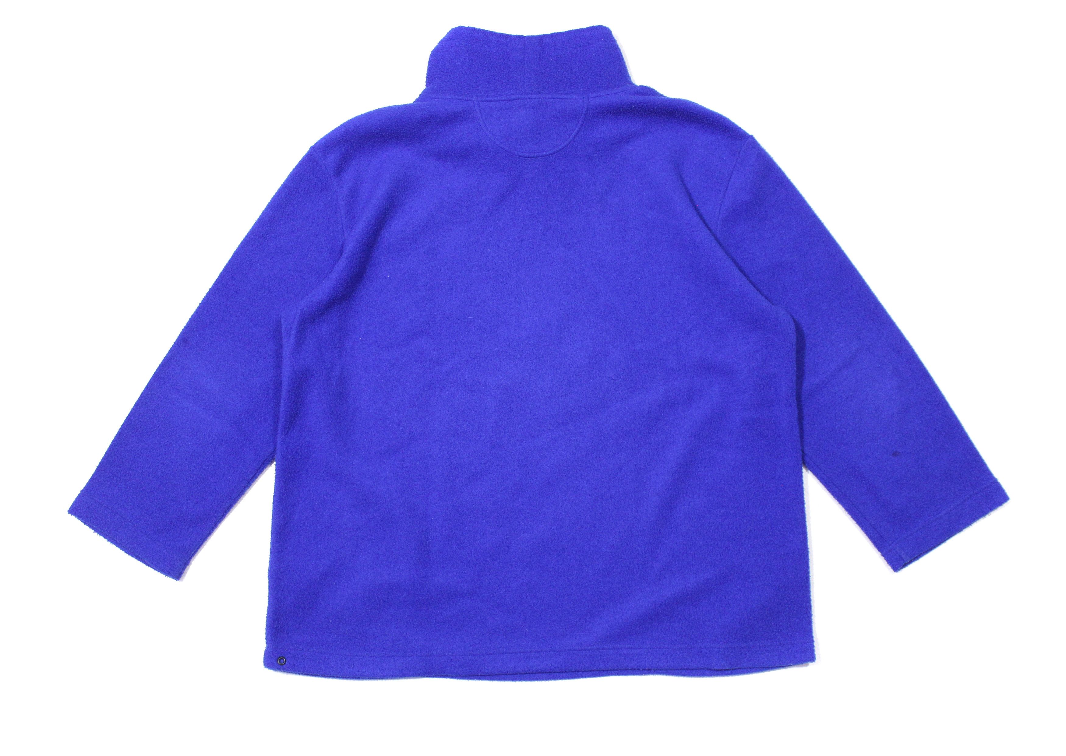 Escada 90S Logo Fleece Jacket Size L / US 10 / IT 46 - 2 Thumbnail