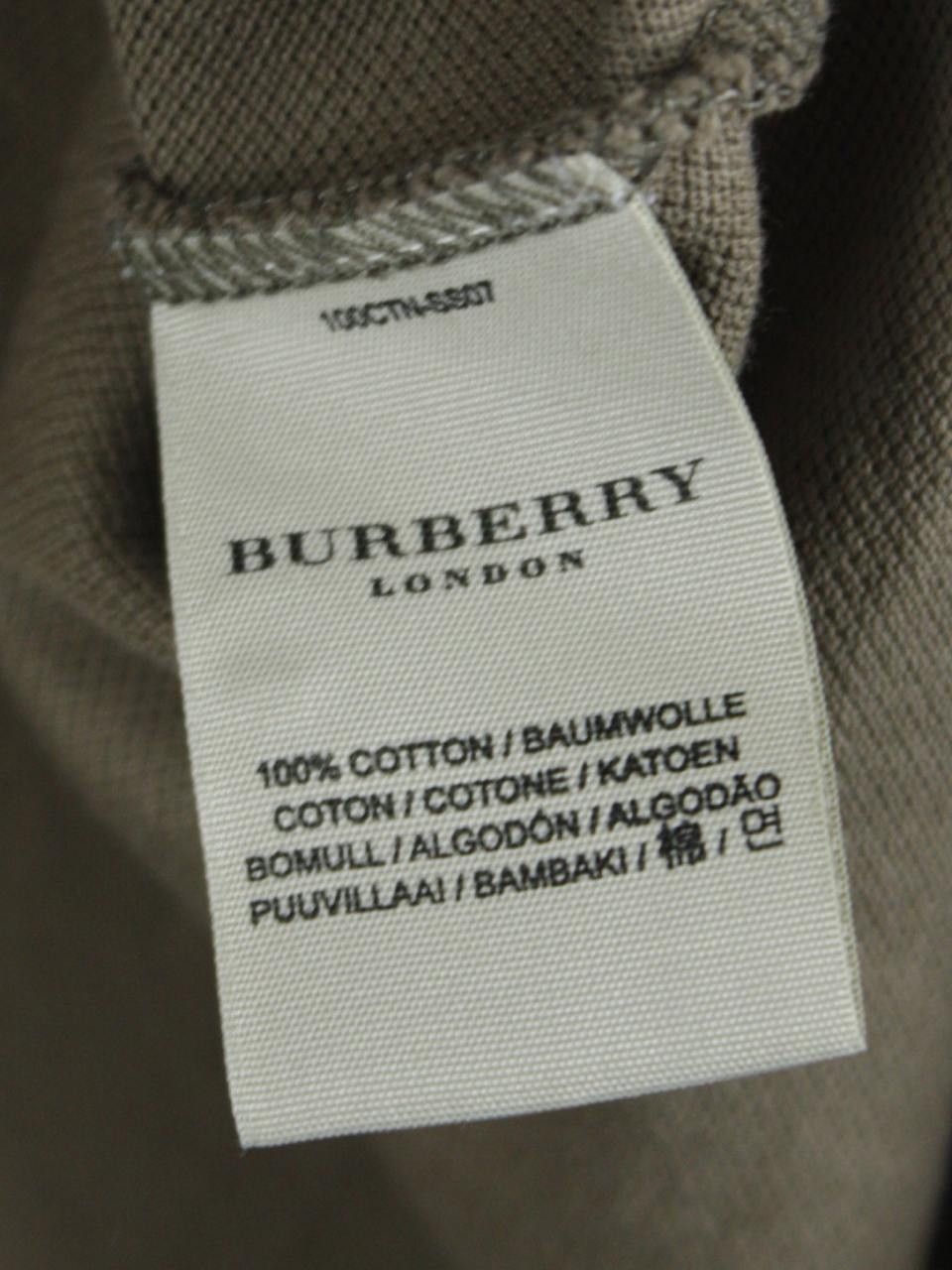 Burberry Burberry Olive Green Polo Shirt Nova Check Collar Vintage Size US S / EU 44-46 / 1 - 6 Thumbnail