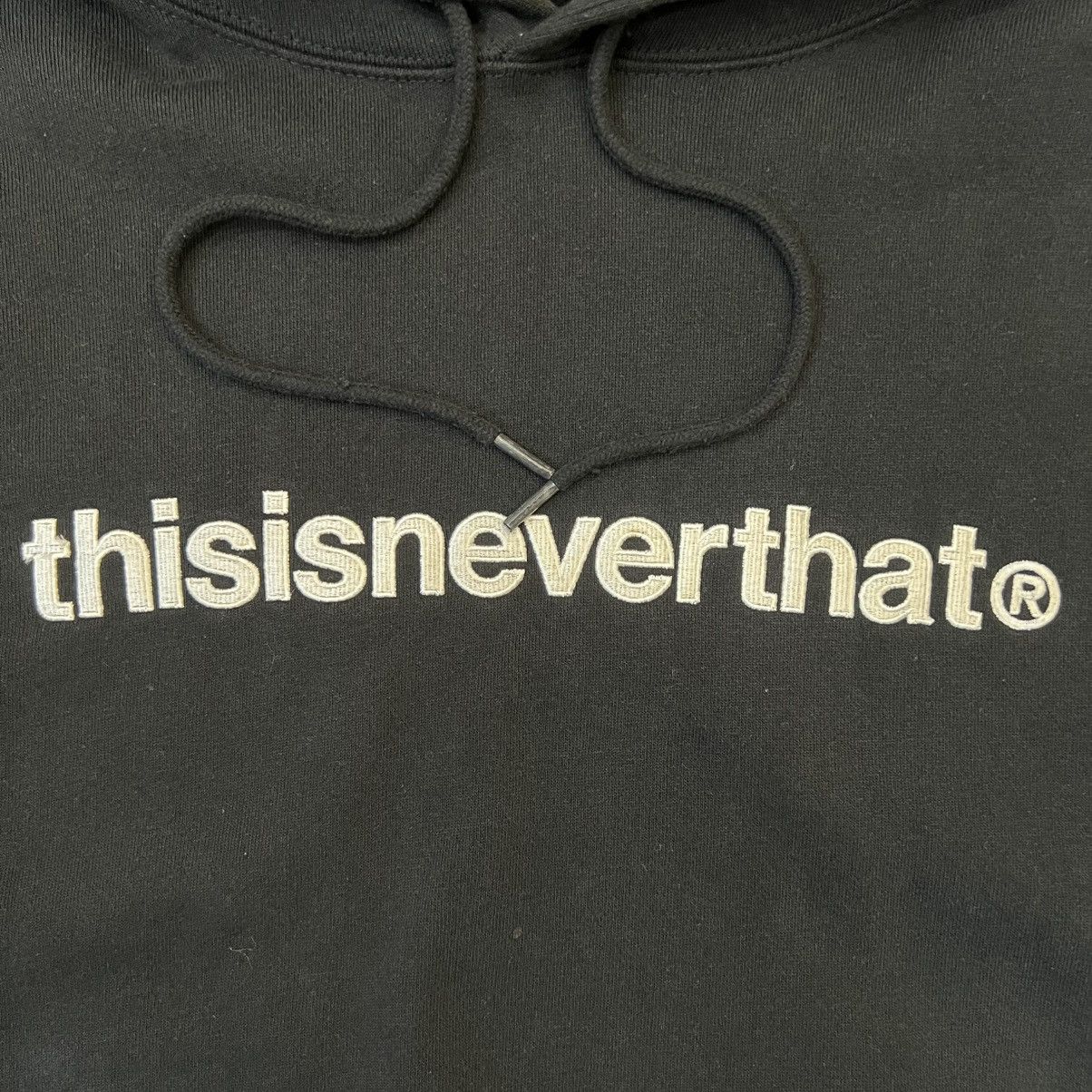 thisisneverthat T-Logo Hoodie - Black - Men's [L] Size US L / EU 52-54 / 3 - 2 Thumbnail