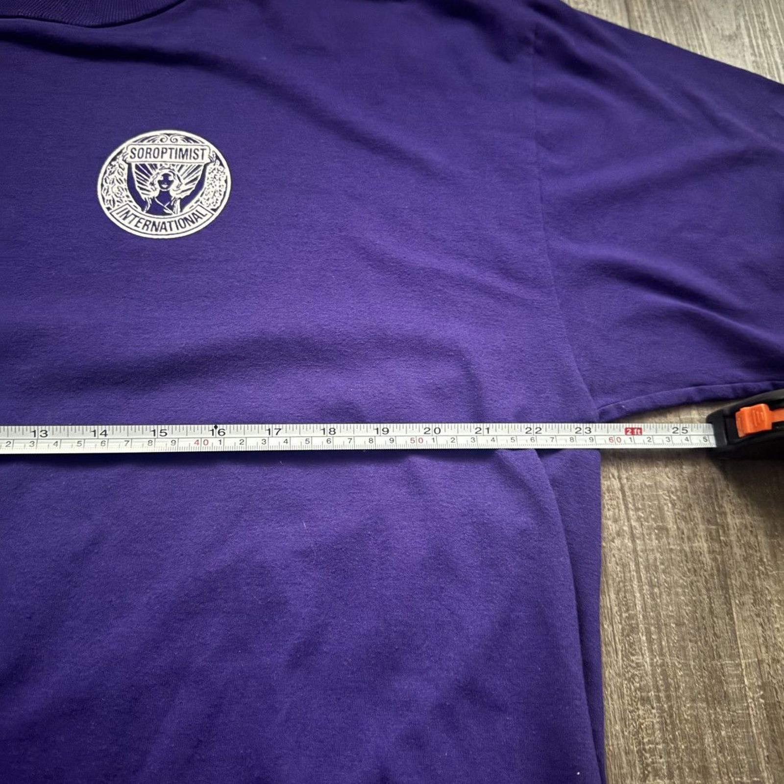 Jerzees JERZEES • VNTG "Soroptimist" Pre-Shrunk Tee (XL) Size US XL / EU 56 / 4 - 2 Thumbnail