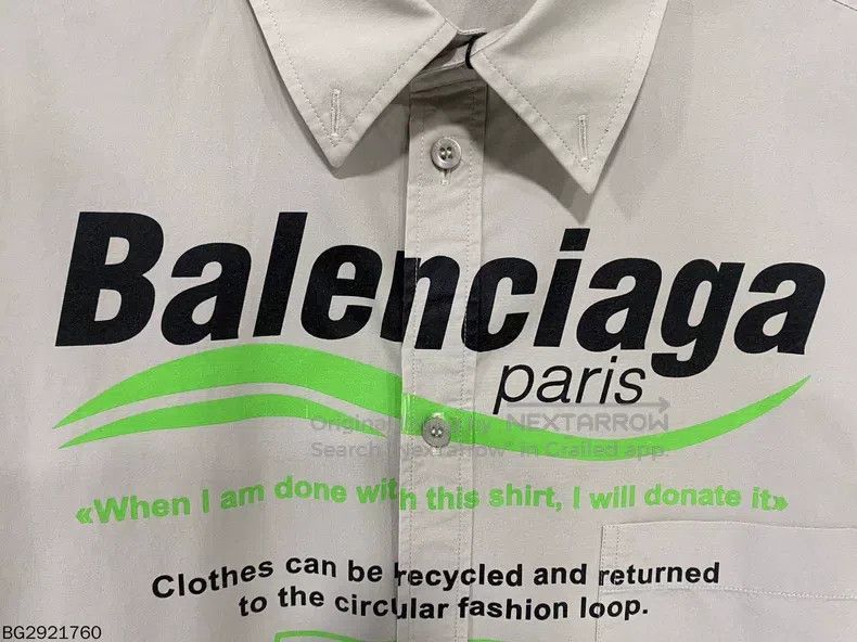 Balenciaga Balenciaga Eco-friendly letter logo short-sleeve shirt Size US S / EU 44-46 / 1 - 3 Thumbnail