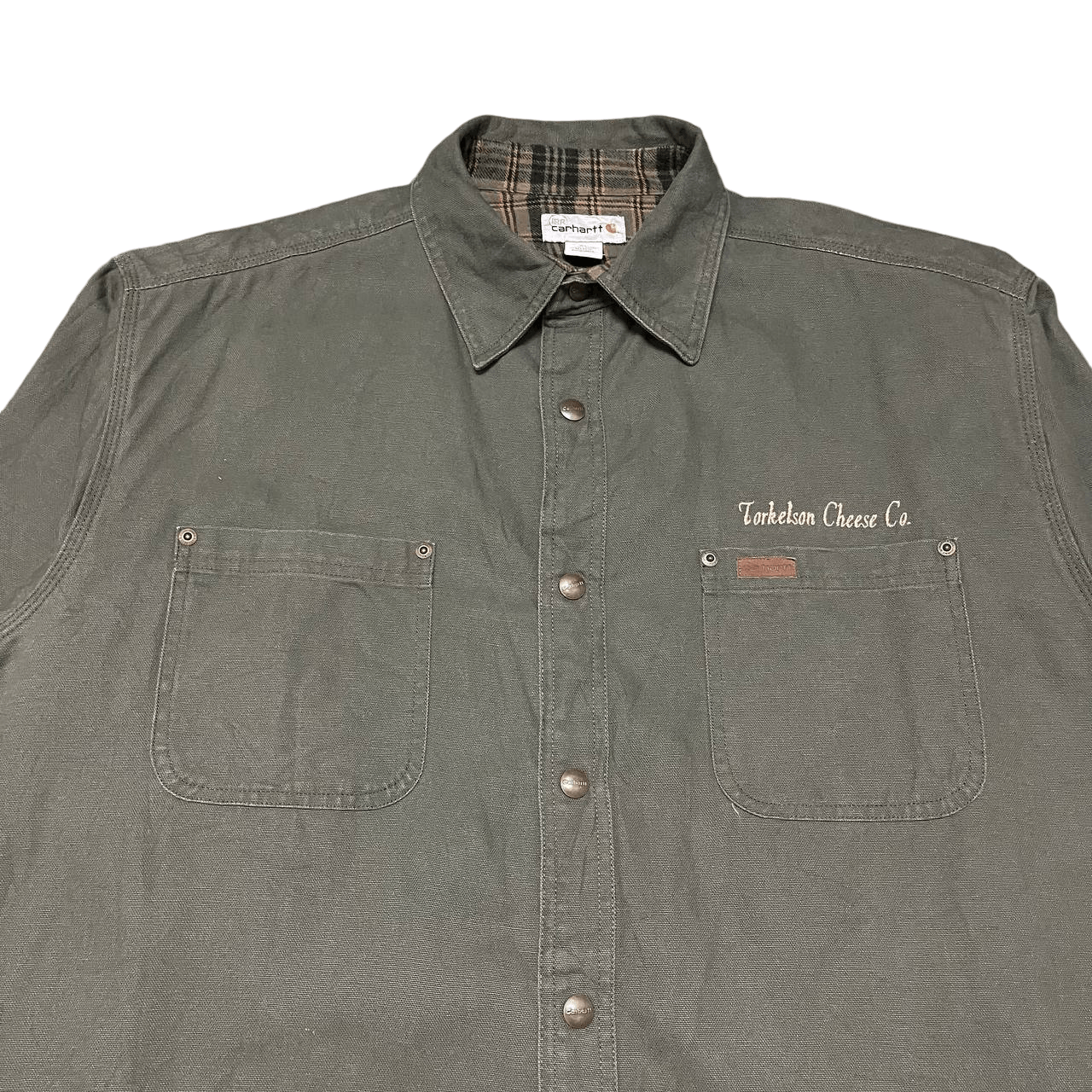 Carhartt Vintage S296MOS Carhartt Work Jacket Thrashed Size US XL / EU 56 / 4 - 3 Thumbnail