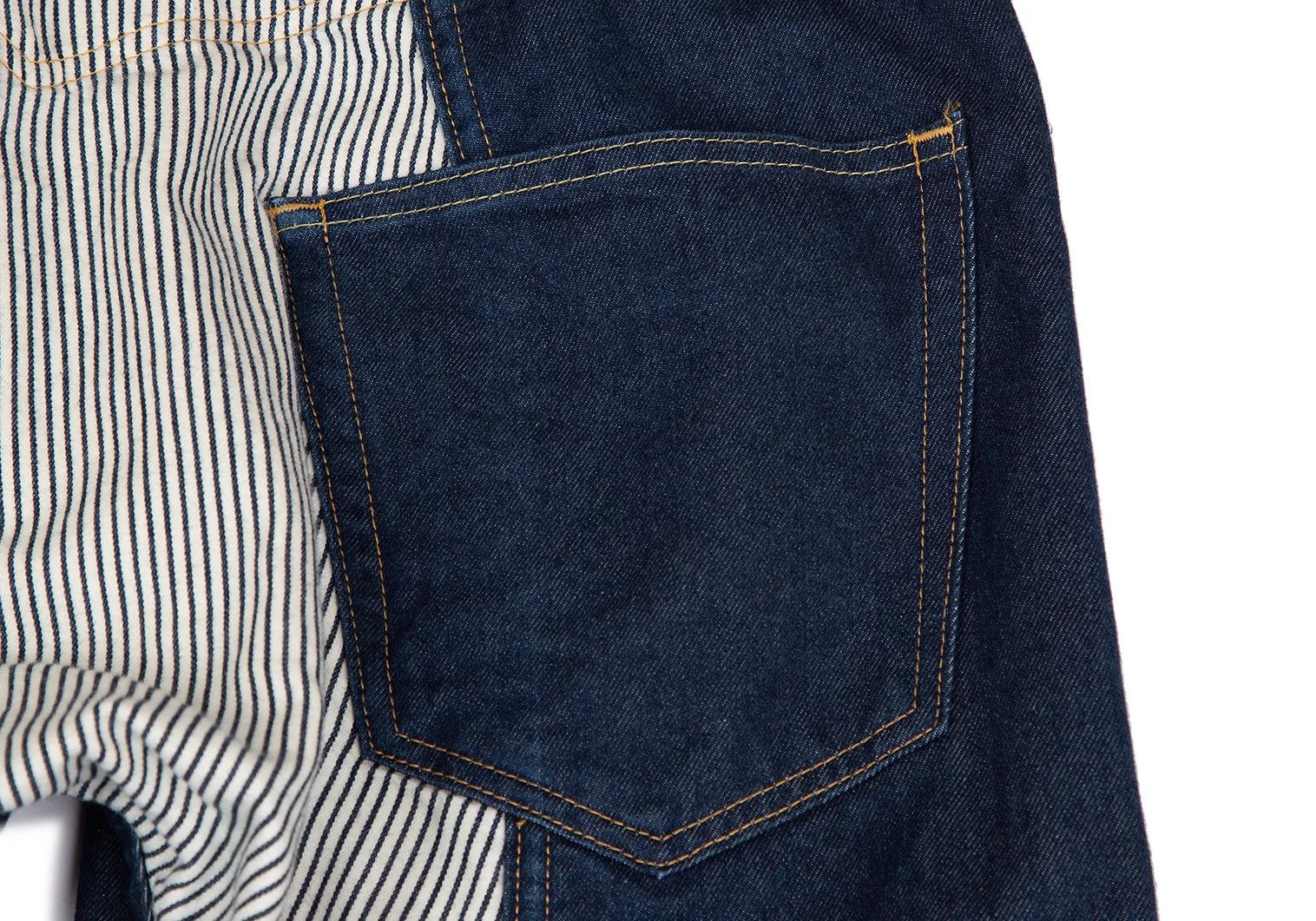 Junya Watanabe Denim Pants with Hickory Ripstop in Indigo Color, XS Size US 30 / EU 46 - 14 Thumbnail