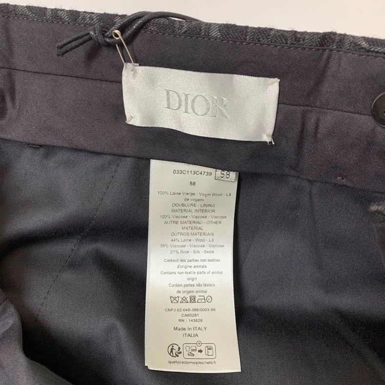 Dior Dior Dark pattern full print suit trousers 2501-Nextarrow Size US 42 / EU 58 - 3 Thumbnail