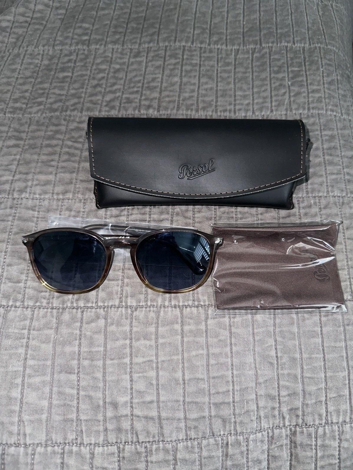 Persol Persol Sunglasses x Grey/Brown Size ONE SIZE - 1 Thumbnail