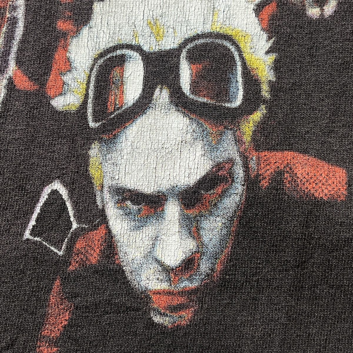 Band Tees × Vintage Distressed Faded Black Powerman 5000 TShirt Copyright 1999 Size US M / EU 48-50 / 2 - 17 Thumbnail