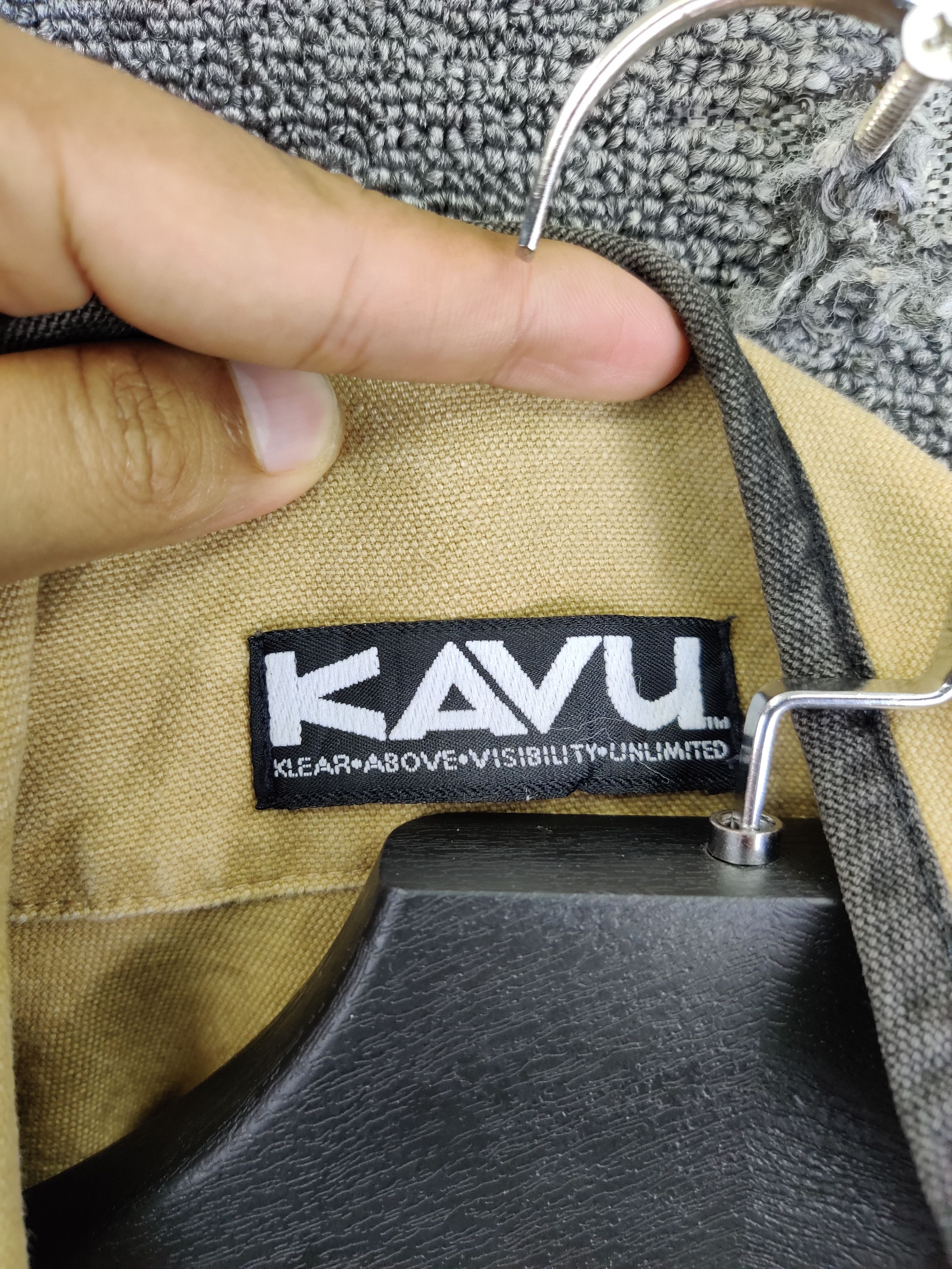 KAVU Vintage Kavu Duck Canvas Half Zipper Jacket Size US M / EU 48-50 / 2 - 8 Thumbnail