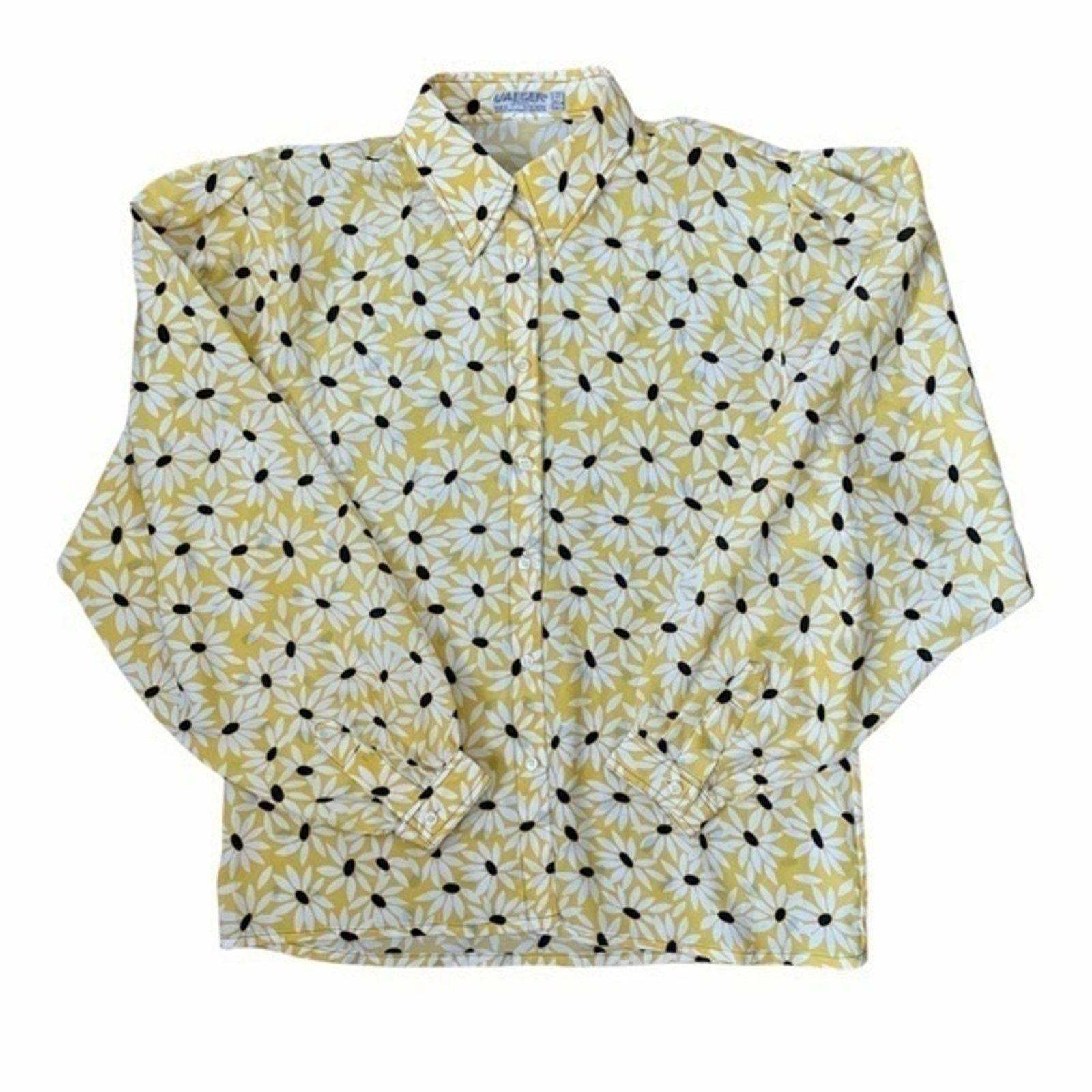 Jaeger × Vintage Vintage Jaeger London Yellow Floral 2-Piece Dress Size S / US 4 / IT 40 - 5 Thumbnail