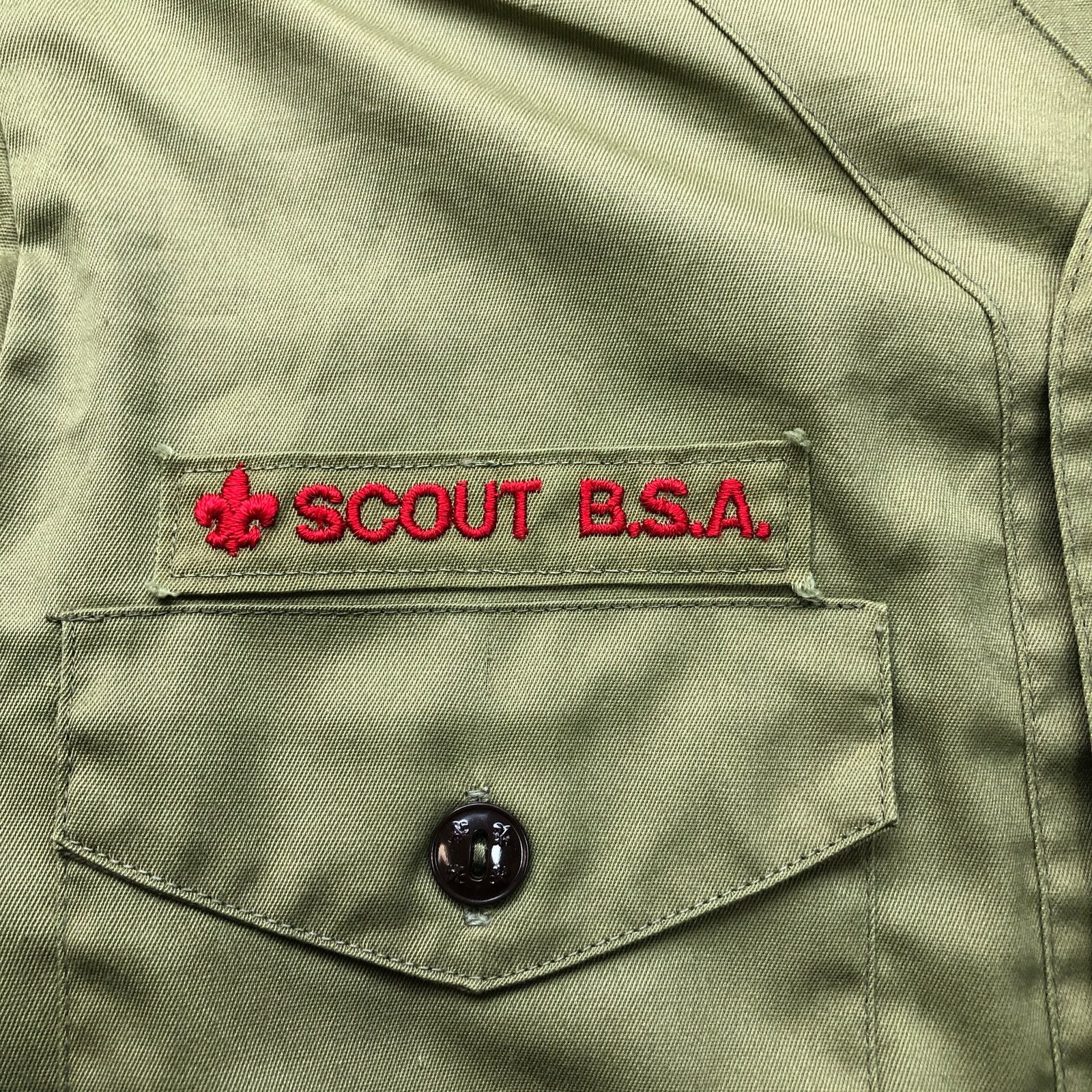 Other Vintage 70s Boys Scouts of America BSA Uniform Men S Shirt Size US S / EU 44-46 / 1 - 11 Thumbnail