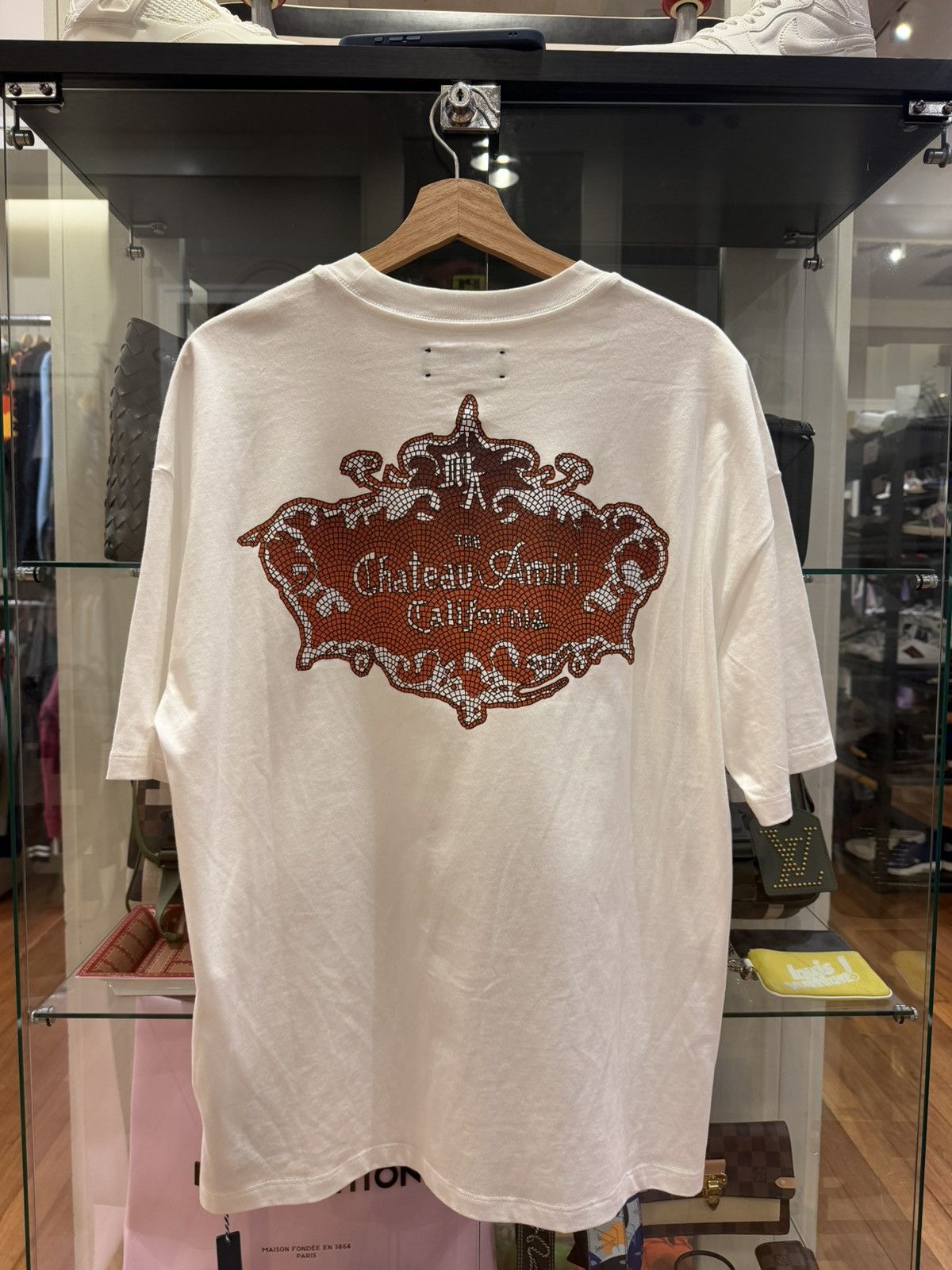 Amiri Amiri Chateau Crest Tee Size US S / EU 44-46 / 1 - 2 Thumbnail