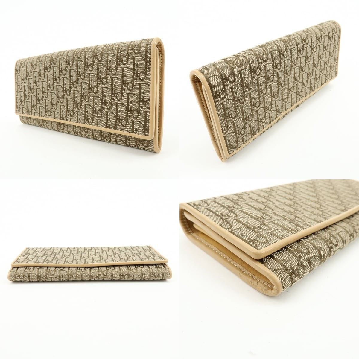 Christian Dior Monsieur Christian Dior Trotter Oblique Wallet Brown Size ONE SIZE - 3 Thumbnail