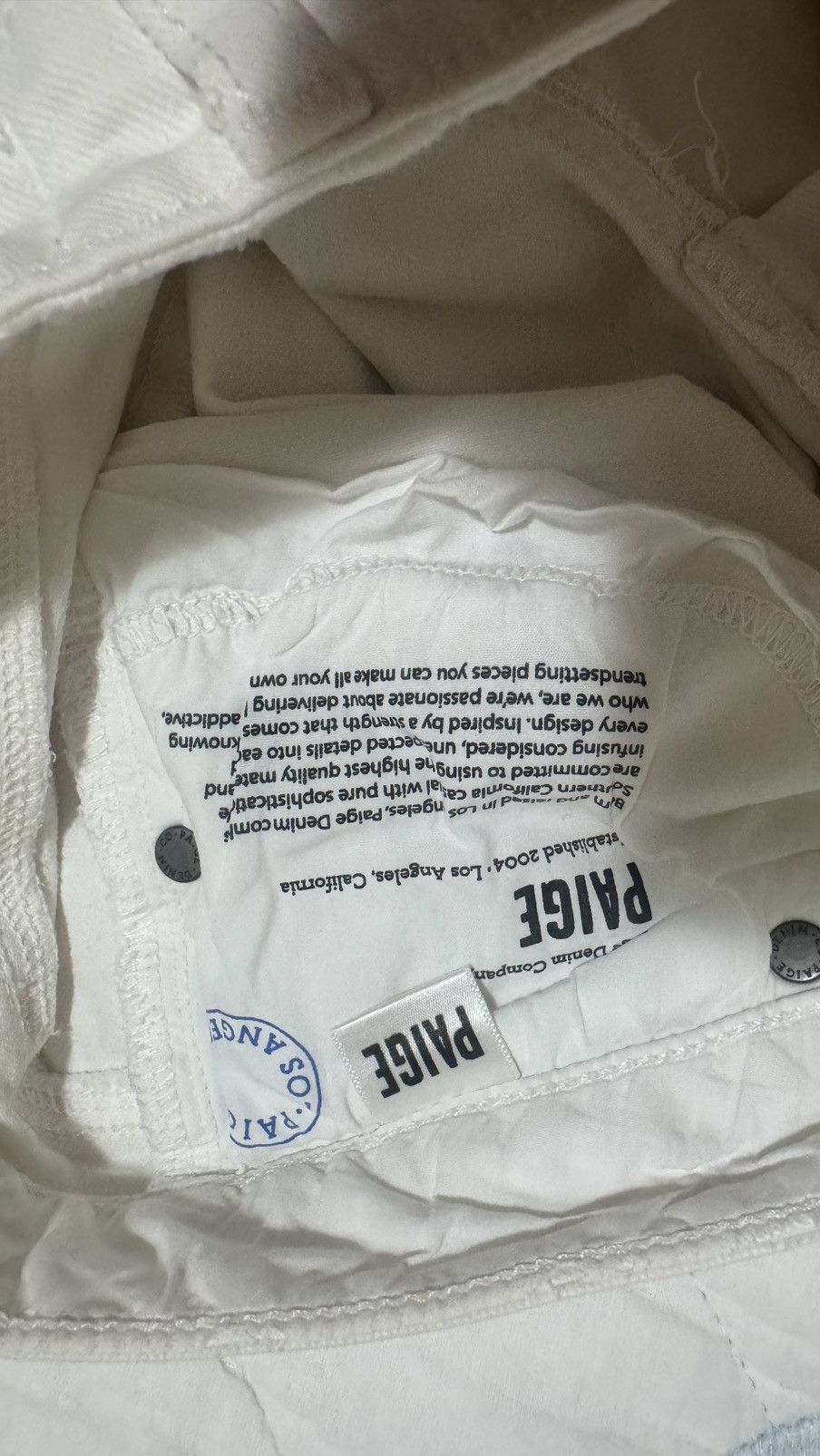 Paige Paige Kylie Crop Women’s Jeans white Size 27" / US 4 / IT 40 - 4 Thumbnail