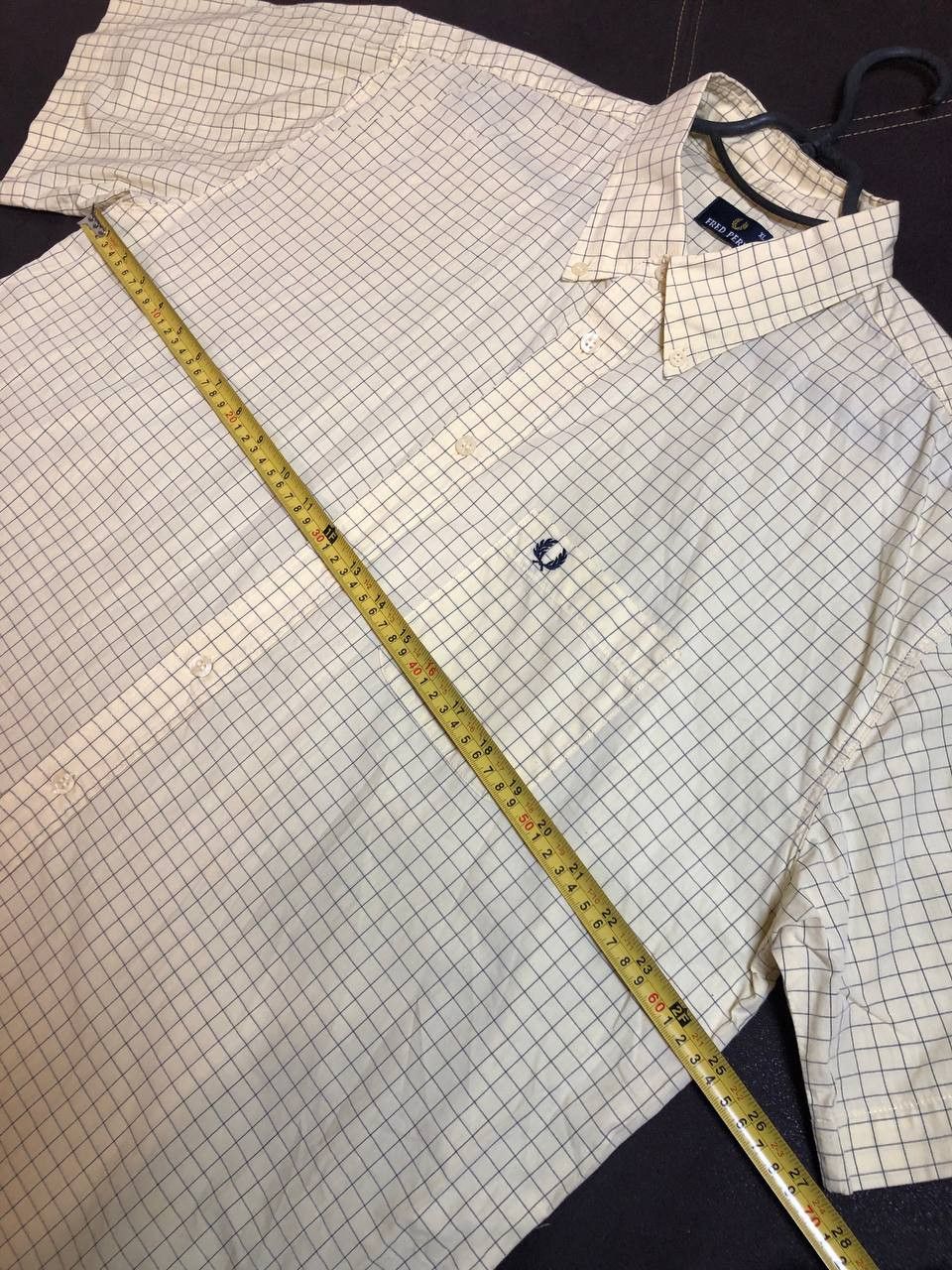 Fred Perry FRED PERRY Men's checked short sleeved Casual Size US XL / EU 56 / 4 - 7 Thumbnail