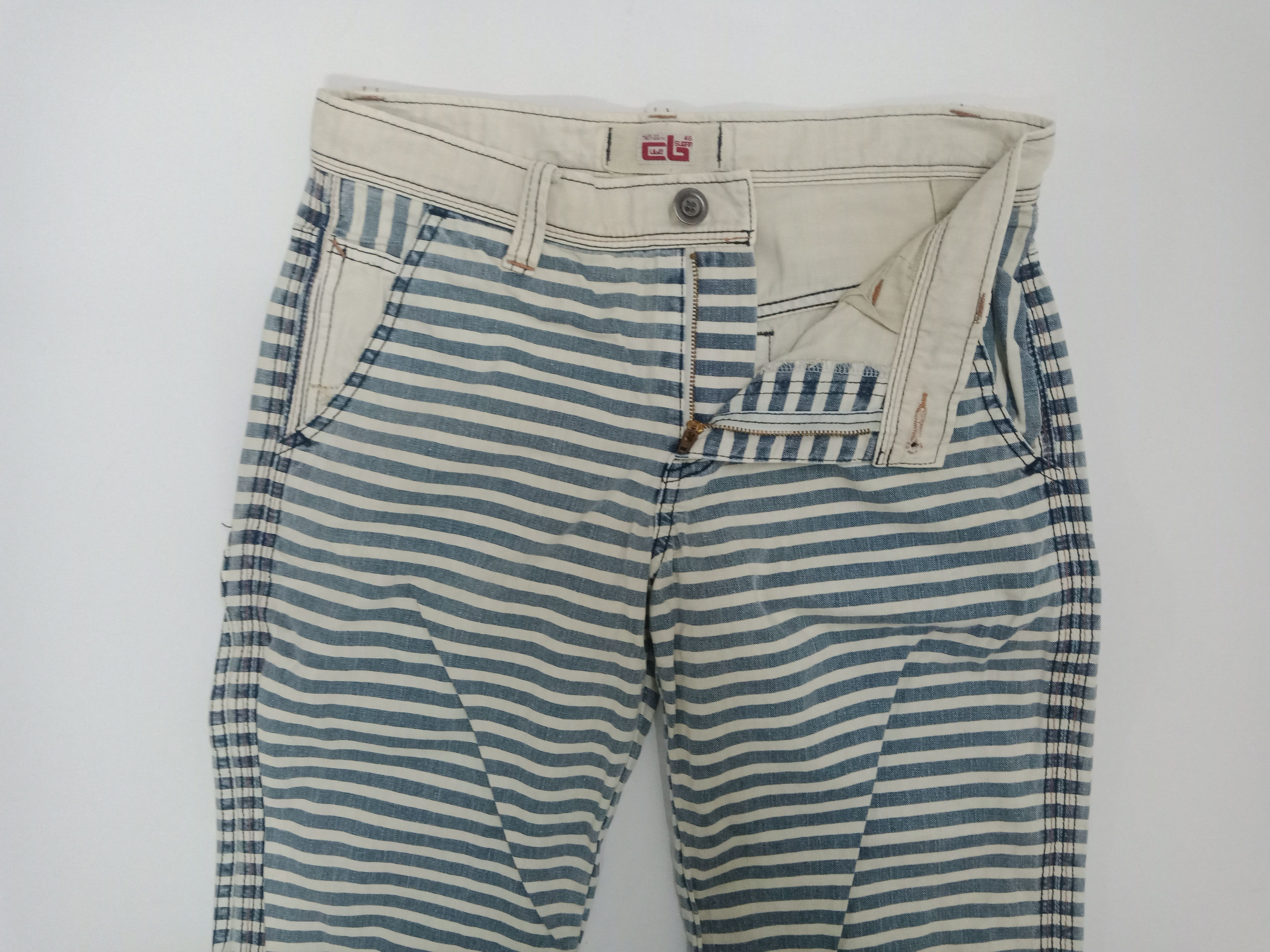 Japanese Brand Cube Sugar Prisoner Stripes Pants #P1 Size US 31 - 5 Thumbnail