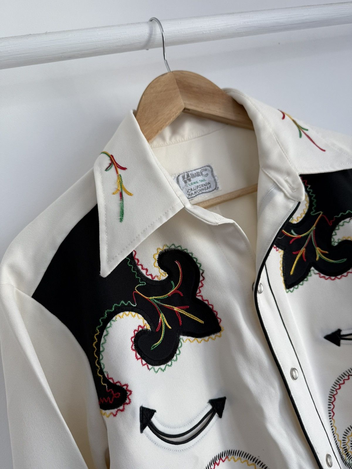 Other Archive 50-70s H Bar C California Ranchwear Western Shirt Size US L / EU 52-54 / 3 - 6 Thumbnail