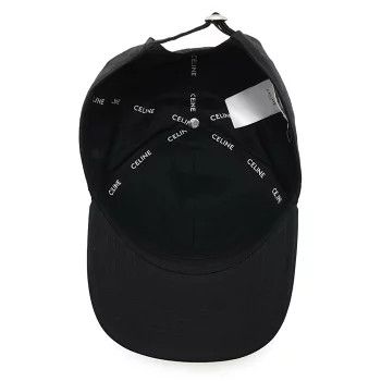 Celine o1w1db10526 2AK049 Size : OS / Logo Hat / Cap in Black Size ONE SIZE - 5 Thumbnail