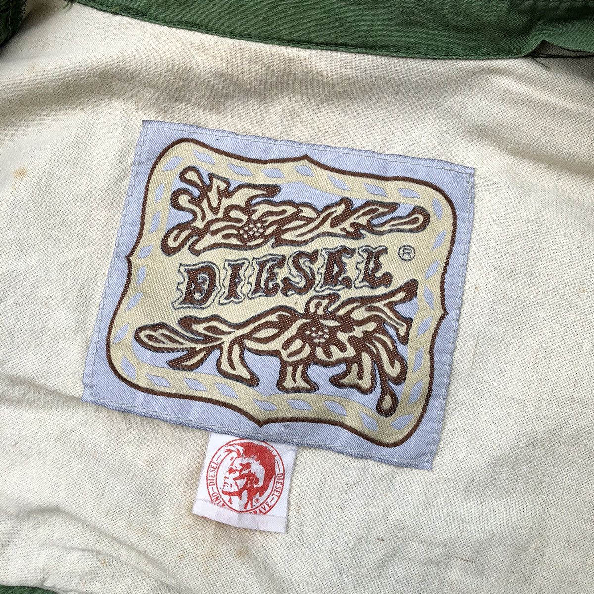 Diesel × Vintage DIESEL Embroidery Logo Light Long Jacket Size US M / EU 48-50 / 2 - 11 Thumbnail