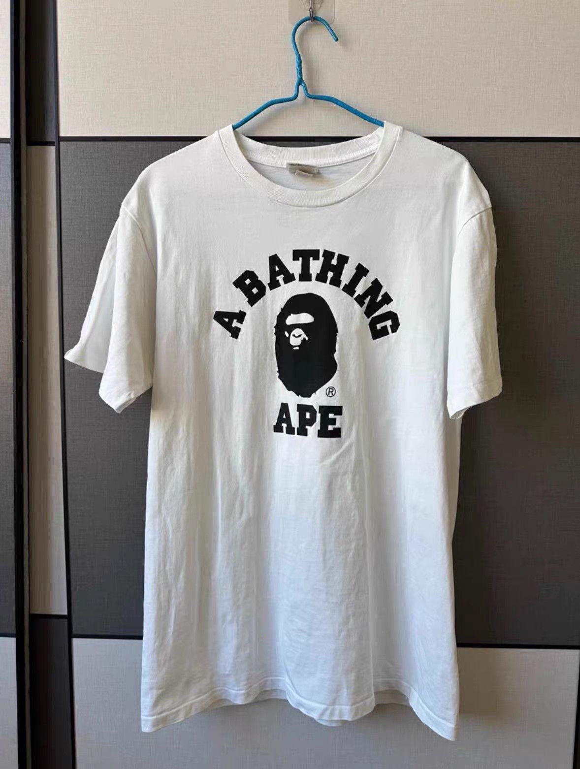 Bape BAPE Ape Head Print Short Sleeve T-Shirt K5 Size US L / EU 52-54 / 3 - 1 Thumbnail