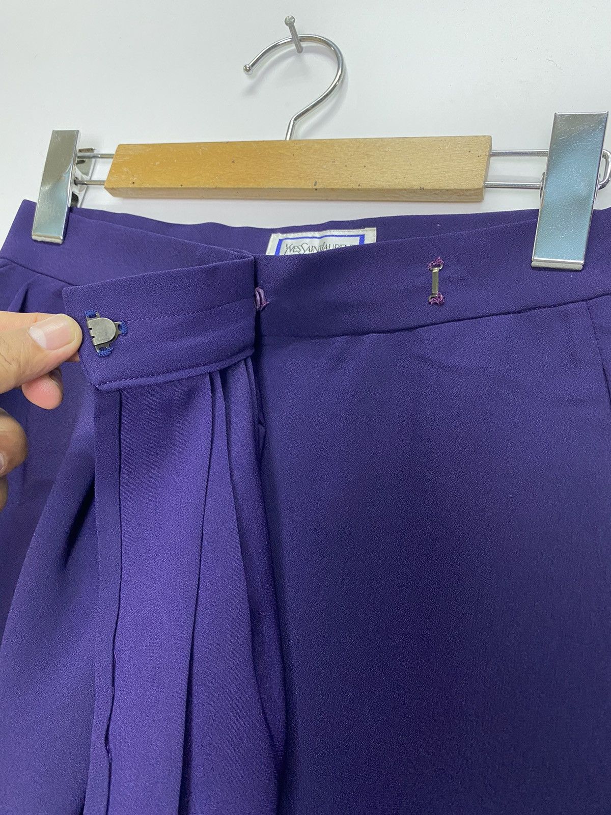 Vintage × Yves Saint Laurent Vintage YSL midi skirts Size 26" / US 2 / IT 38 - 5 Thumbnail
