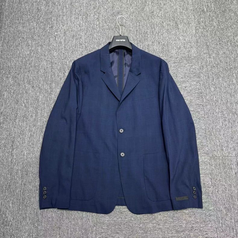 Prada Prada Blue striped suit 2502-Nextarrow Size 52R - 1 Thumbnail