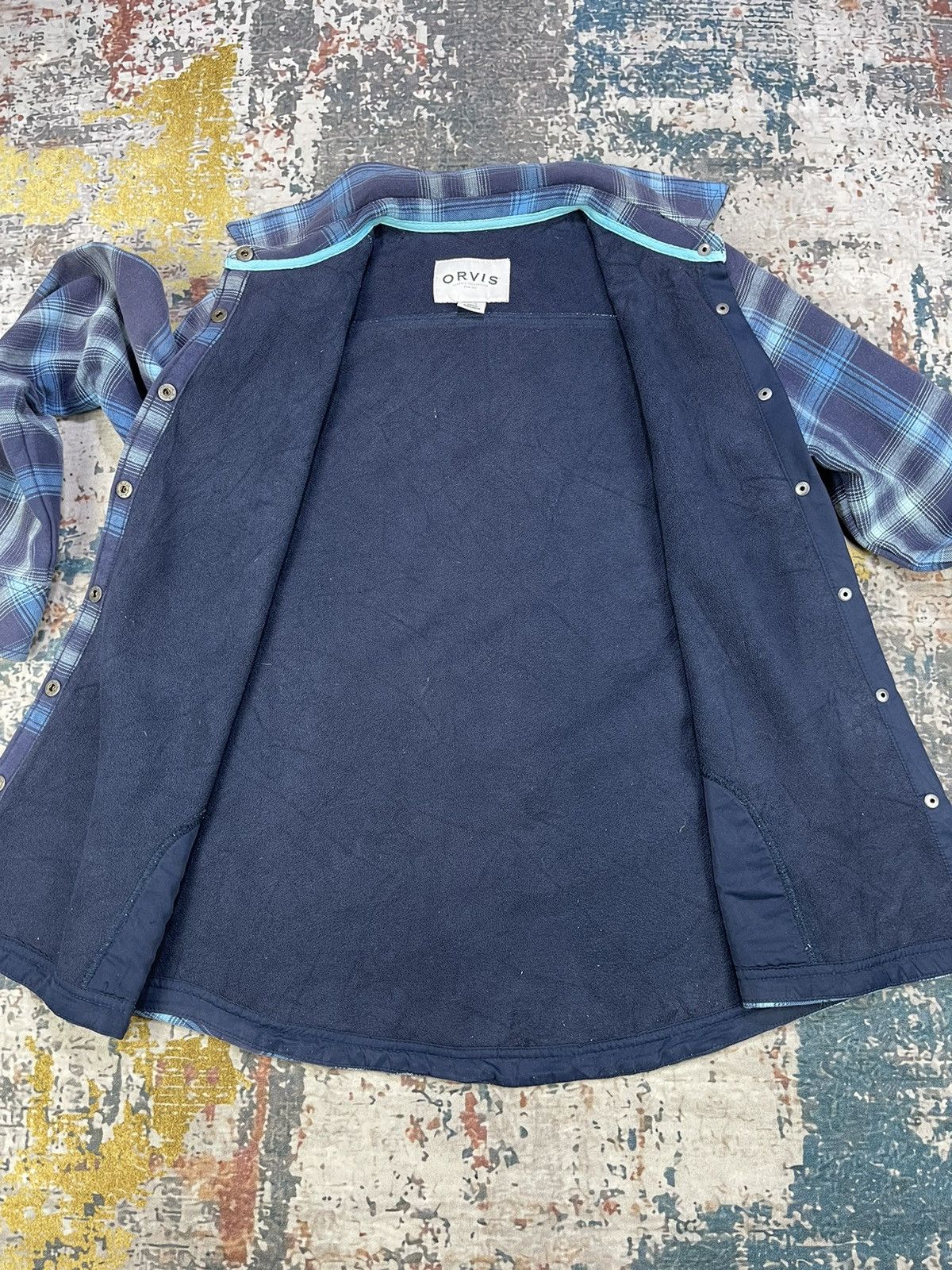 Orvis ORVIS Nova Flannel Shacket Fleece Lined Plaid Snap Size M / US 6-8 / IT 42-44 - 9 Thumbnail