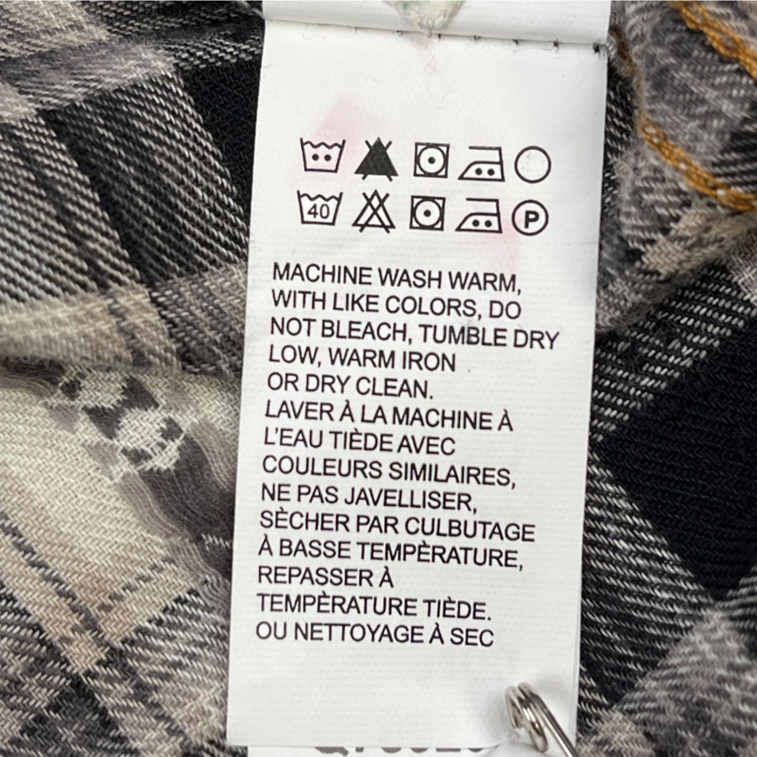 Lucky Brand Lucky Brand Men's Black Plaid Shirt/Pearl Snaps Sz M SKU 466 Size US M / EU 48-50 / 2 - 6 Thumbnail