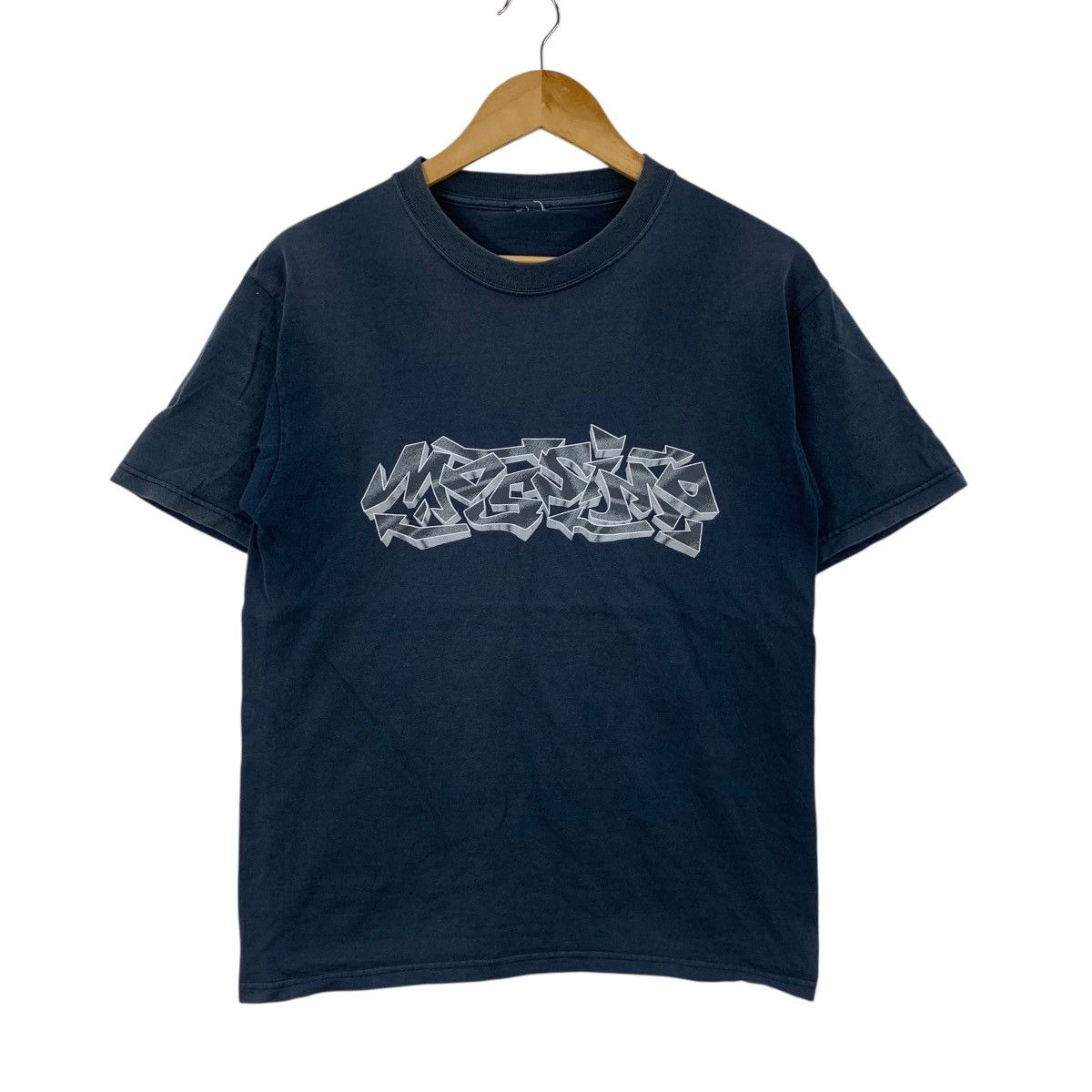 Mossimo Vintage MOSSIMO GRAFFITI LOGO Natural Sun Faded Tee Shirt Size US S / EU 44-46 / 1 - 4 Thumbnail