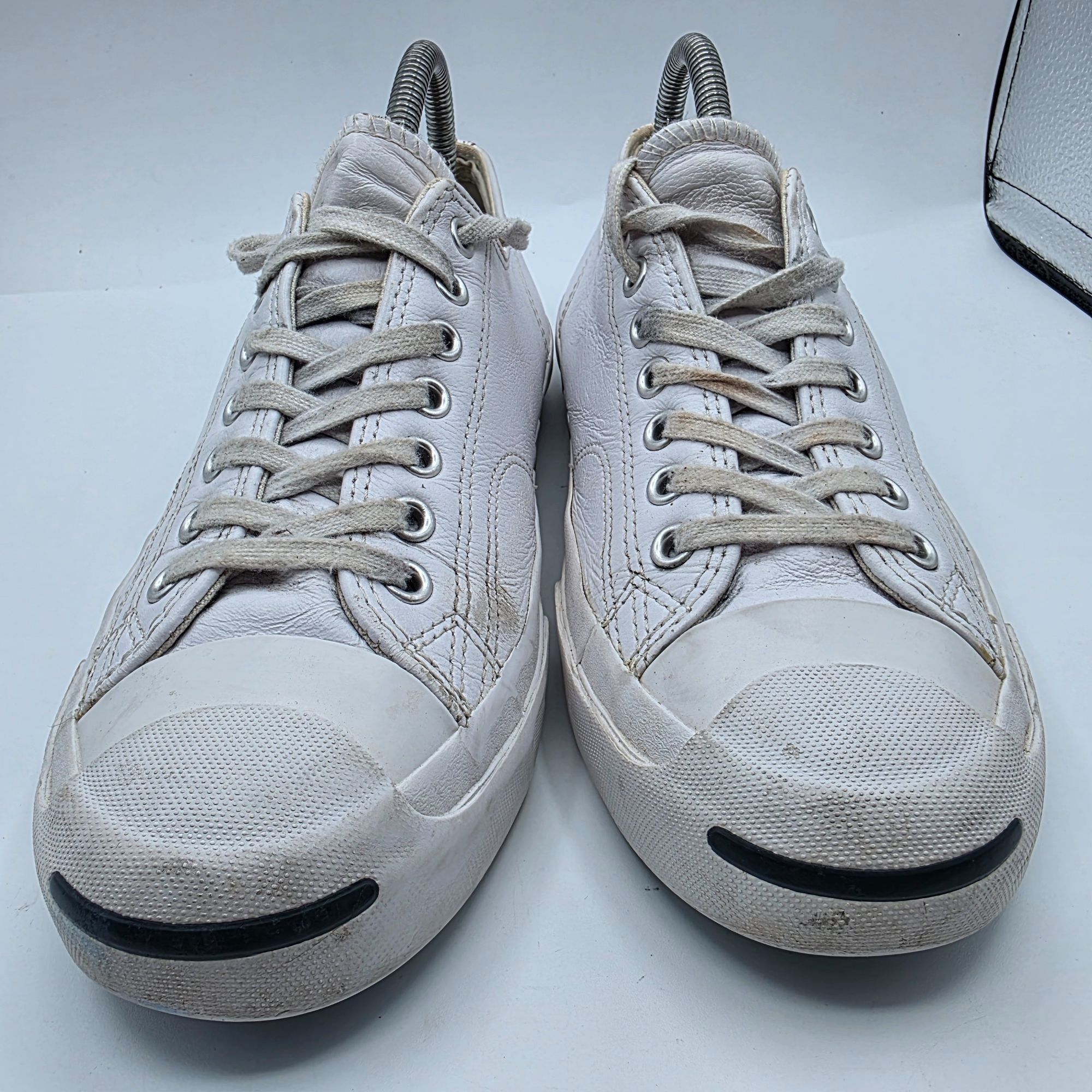 Converse Converse Jack Purcell Leather Womens Size 9 White Shoes Casu Size US 9 / IT 39 - 2 Thumbnail