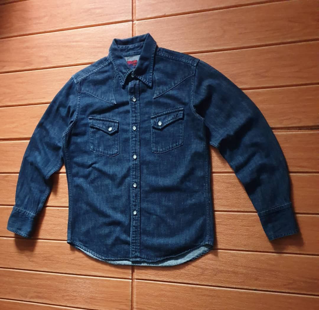 Japanese Brand 💥Bruna Boinne Selvedge Japanese style Western Shirt Size US S / EU 44-46 / 1 - 6 Thumbnail