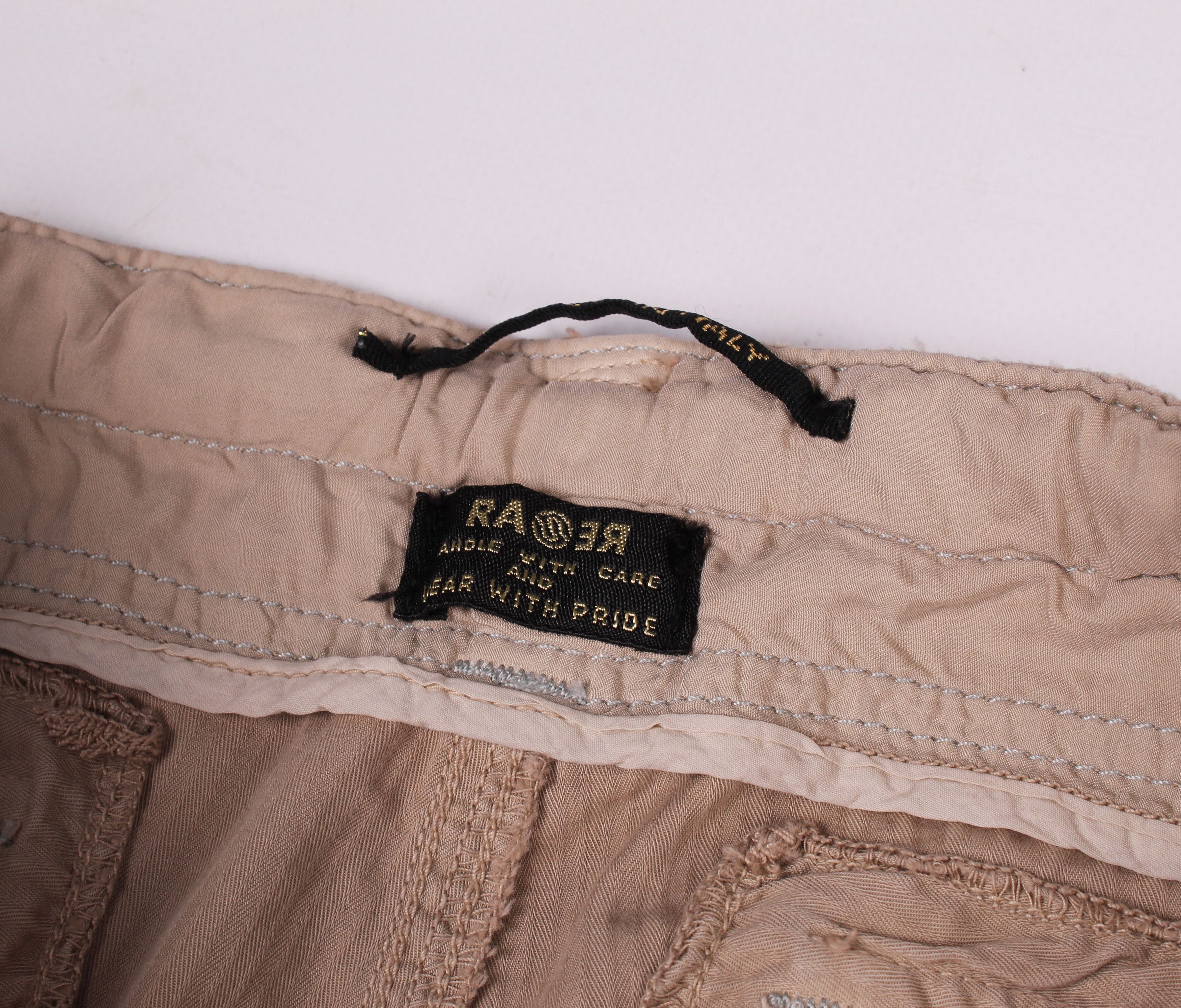 Vintage Raer Vintage Y2K Embroidered Combat Cargo Pants Size 30" / US 8 / IT 44 - 7 Thumbnail