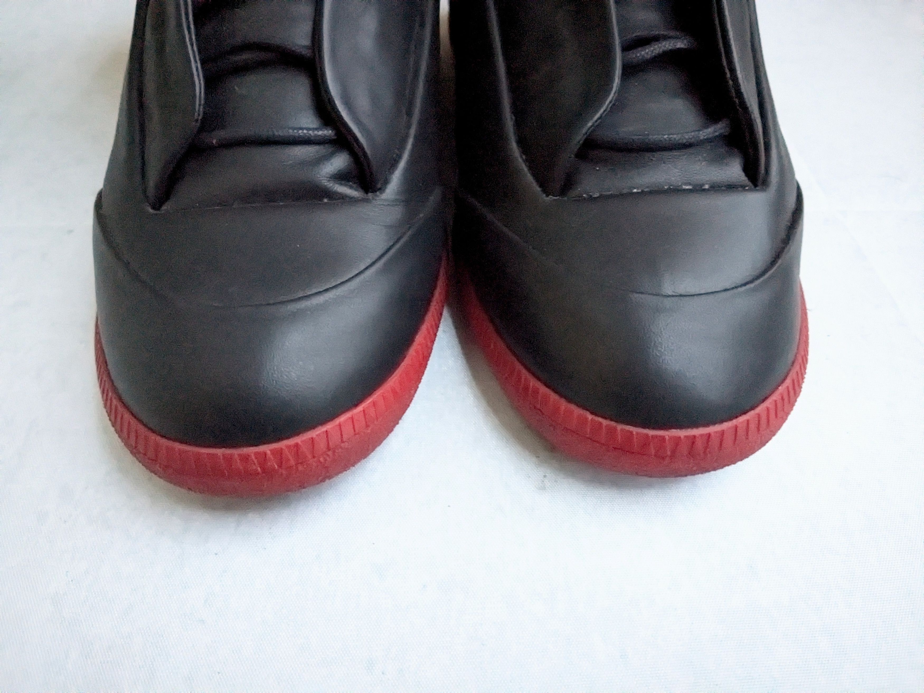 Maison Margiela Maison Margiela Future Black Red Leather 12 45 Italy High Size US 12 / EU 45 - 4 Thumbnail