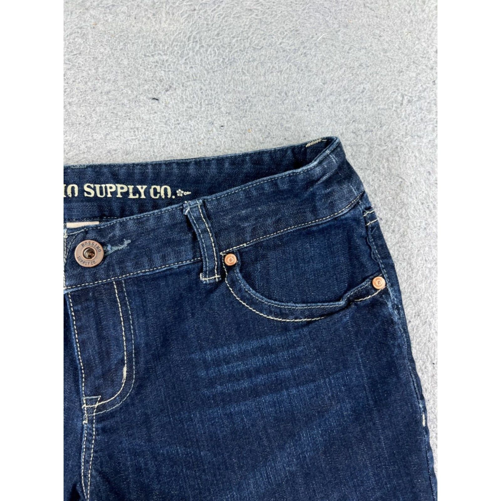 Mossimo VINTAGE Mossimo Shorts Womens 9 Denim Blue Jean Cutoff Low Rise 29x4 Cotton Size 30" / US 8 / IT 44 - 5 Thumbnail
