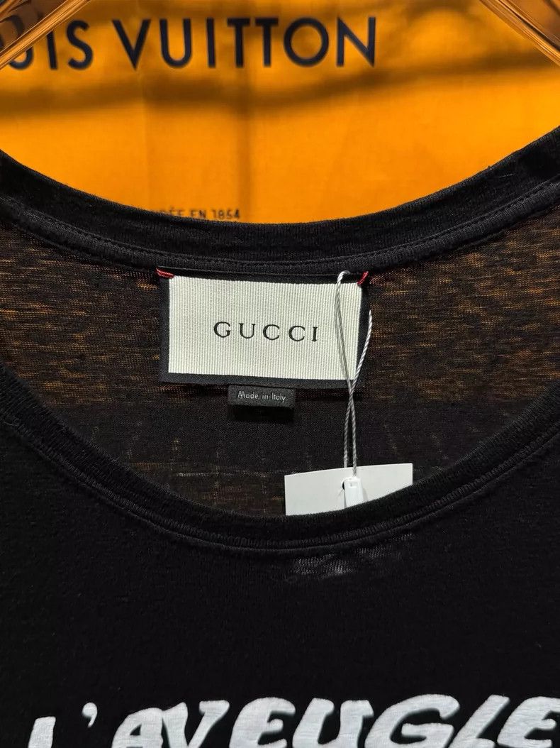 Gucci Gucci Bee Heavy Industry Embroidered Short-sleeved T-shirt Size US L / EU 52-54 / 3 - 2 Thumbnail