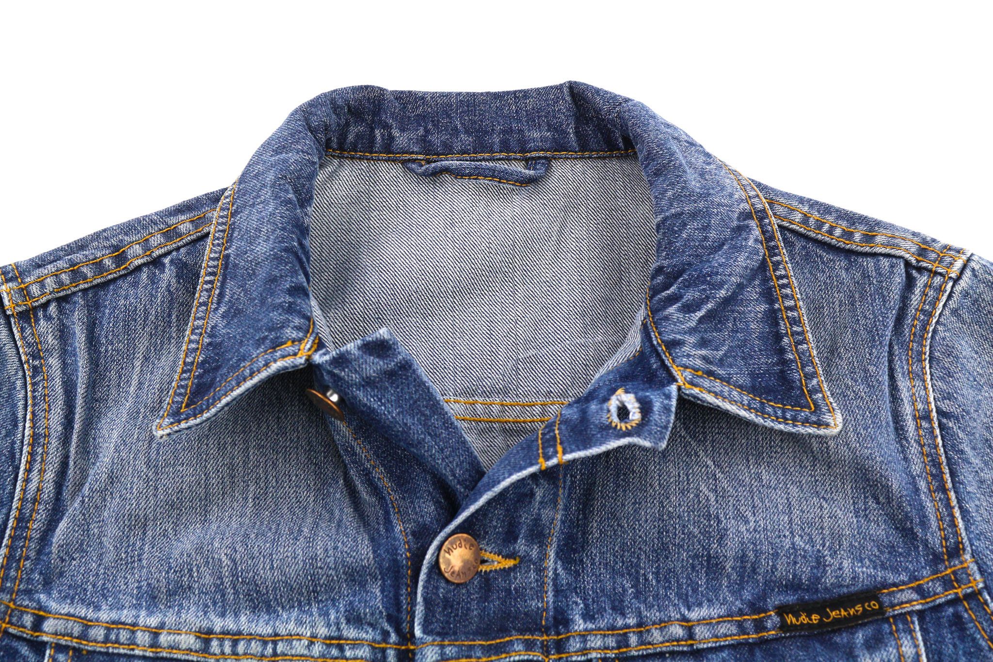 Nudie Jeans TERRY S Light Vintage Washed Blue Jacket 81605 Size US S / EU 44-46 / 1 - 4 Thumbnail