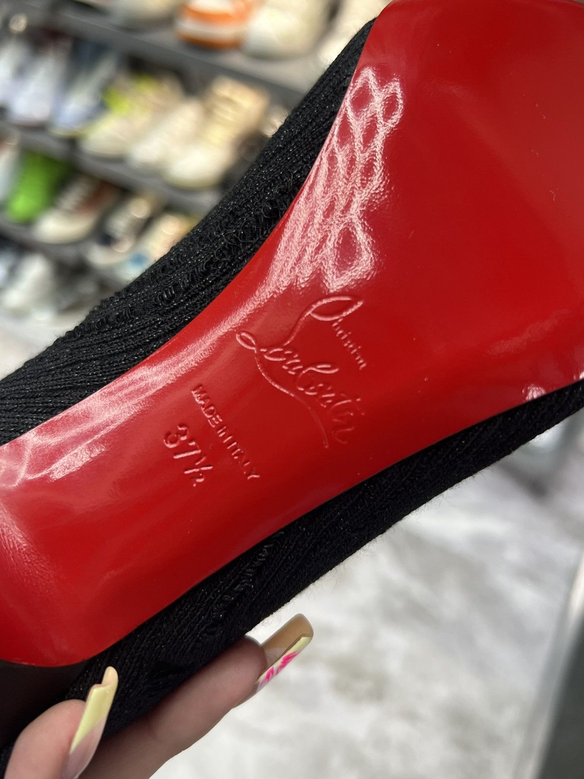 Christian Louboutin Christian Louboutin Tricot Sandrine Sock Knee Boots Size US 7.5 / IT 37.5 - 8 Thumbnail