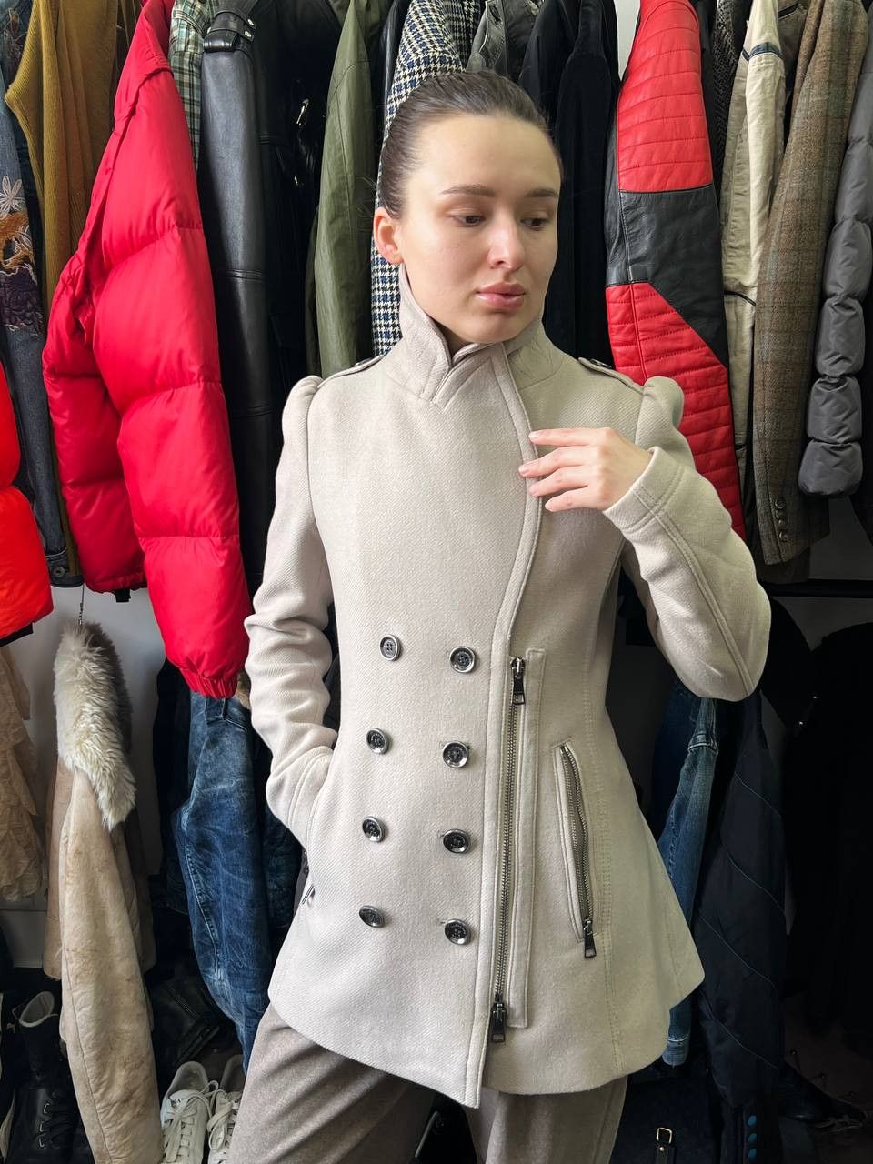 Burberry Burberry Brit womens cashmere wool blend coat Size S / US 4 / IT 40 - 2 Thumbnail