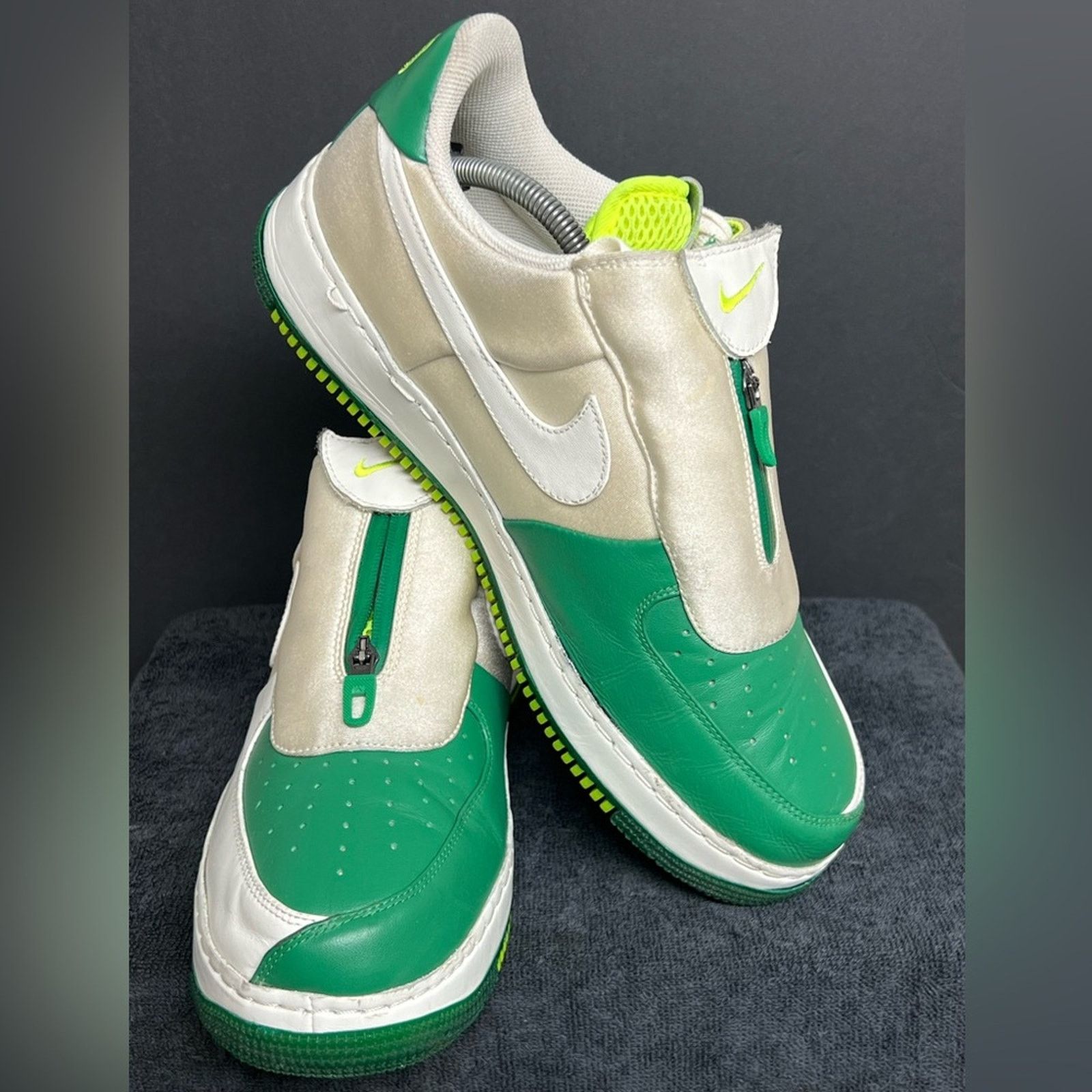 Nike Nike Air Force 1 Low The Glove Gary Payton White Green Volt Size US 12 / EU 45 - 3 Thumbnail