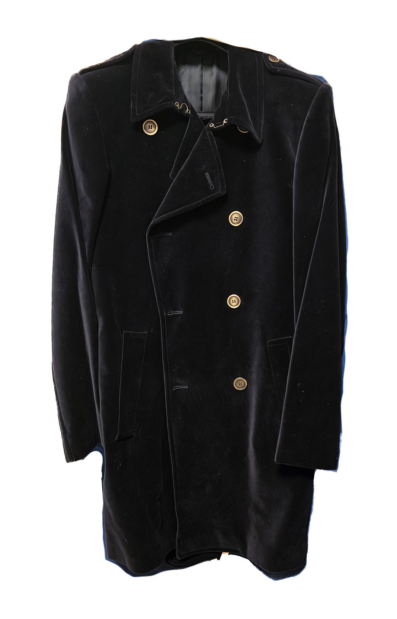 Burberry Prorsum PRORSUM VELVET TRENCH COAT Size US M / EU 48-50 / 2 - 1 Thumbnail