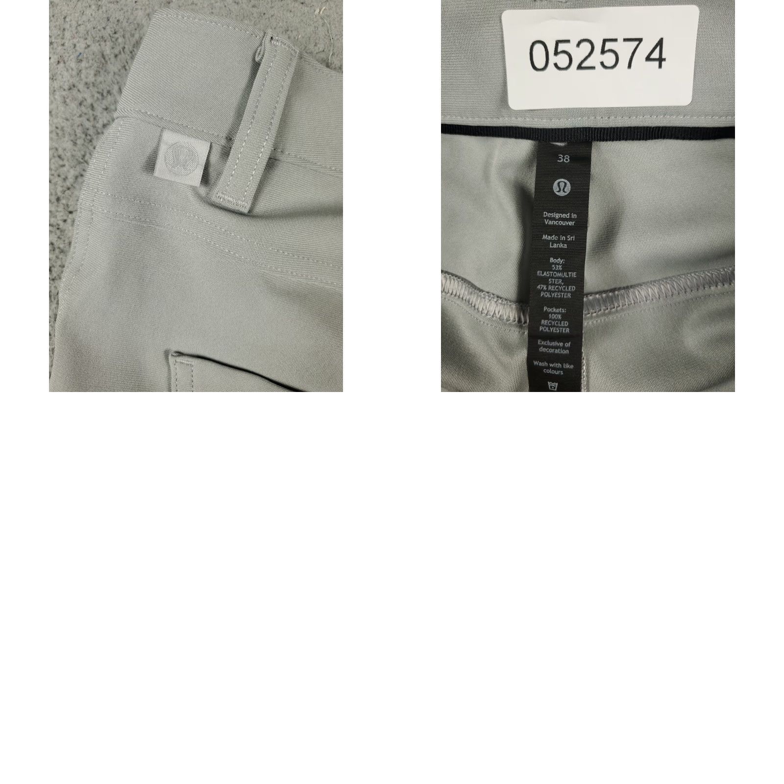 Lululemon Lululemon Pants Mens 38x33 Gray Flat Front Chino Trousers Size US 38 / EU 54 - 8 Thumbnail